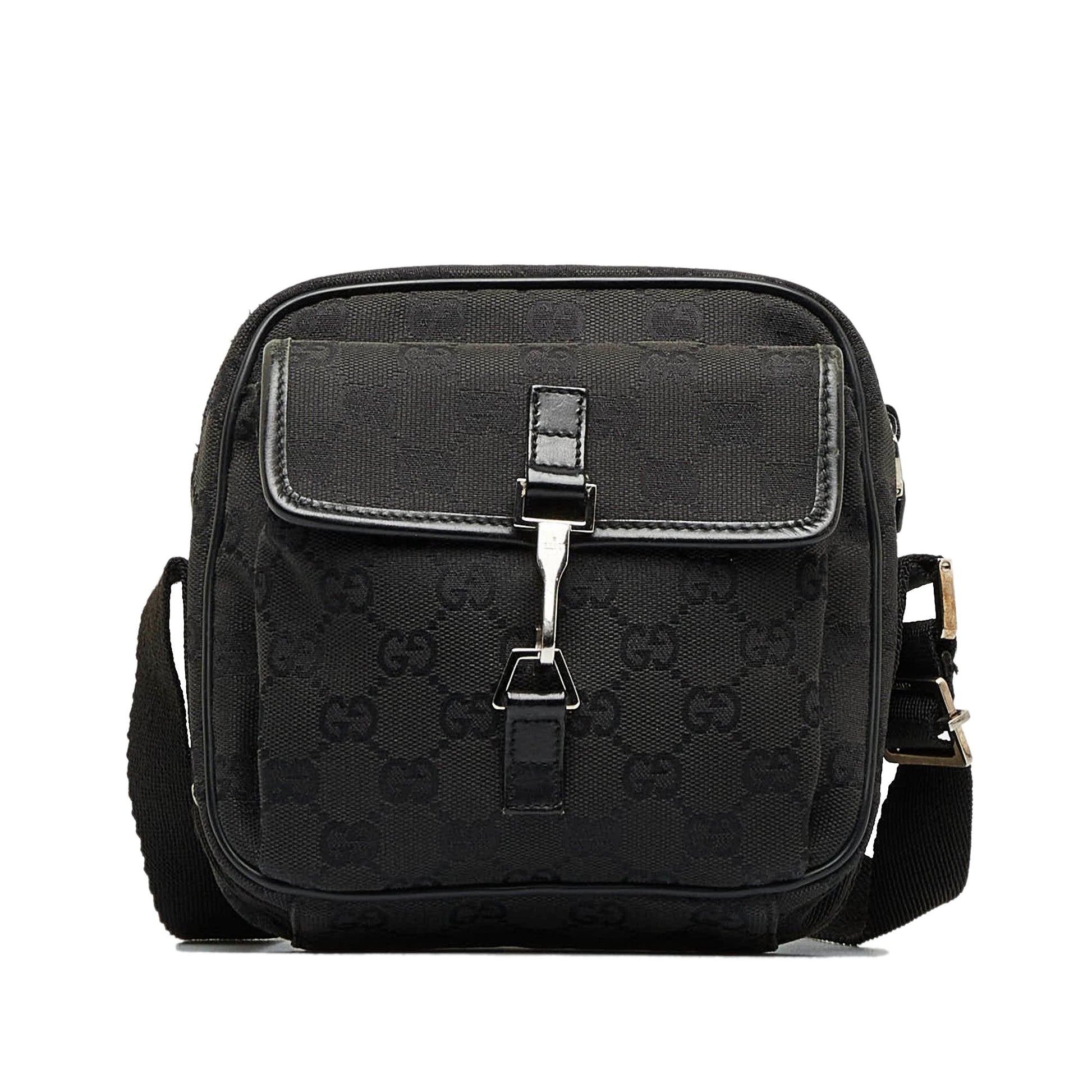 Gucci Leather Canvas Crossbody