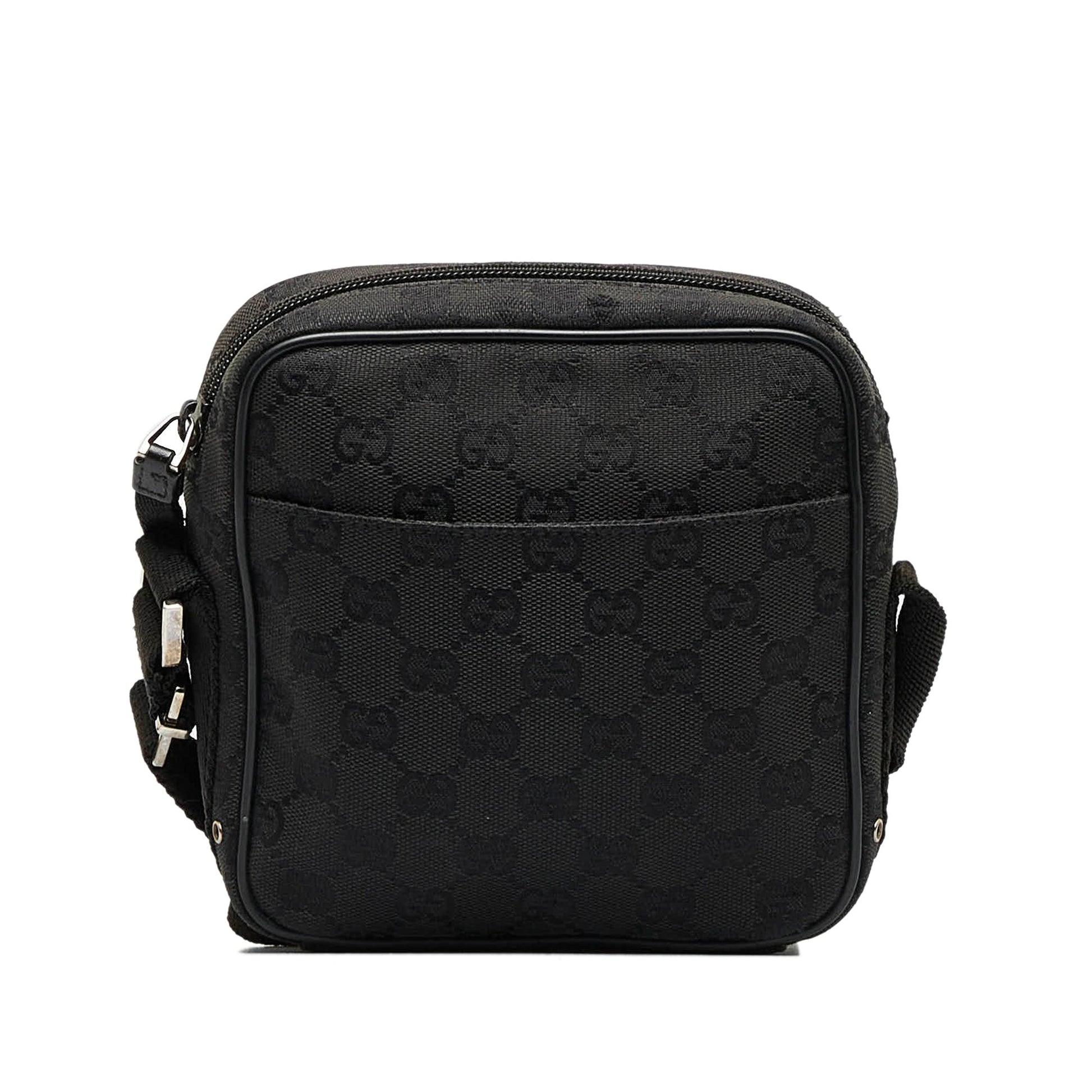 Gucci Leather Canvas Crossbody