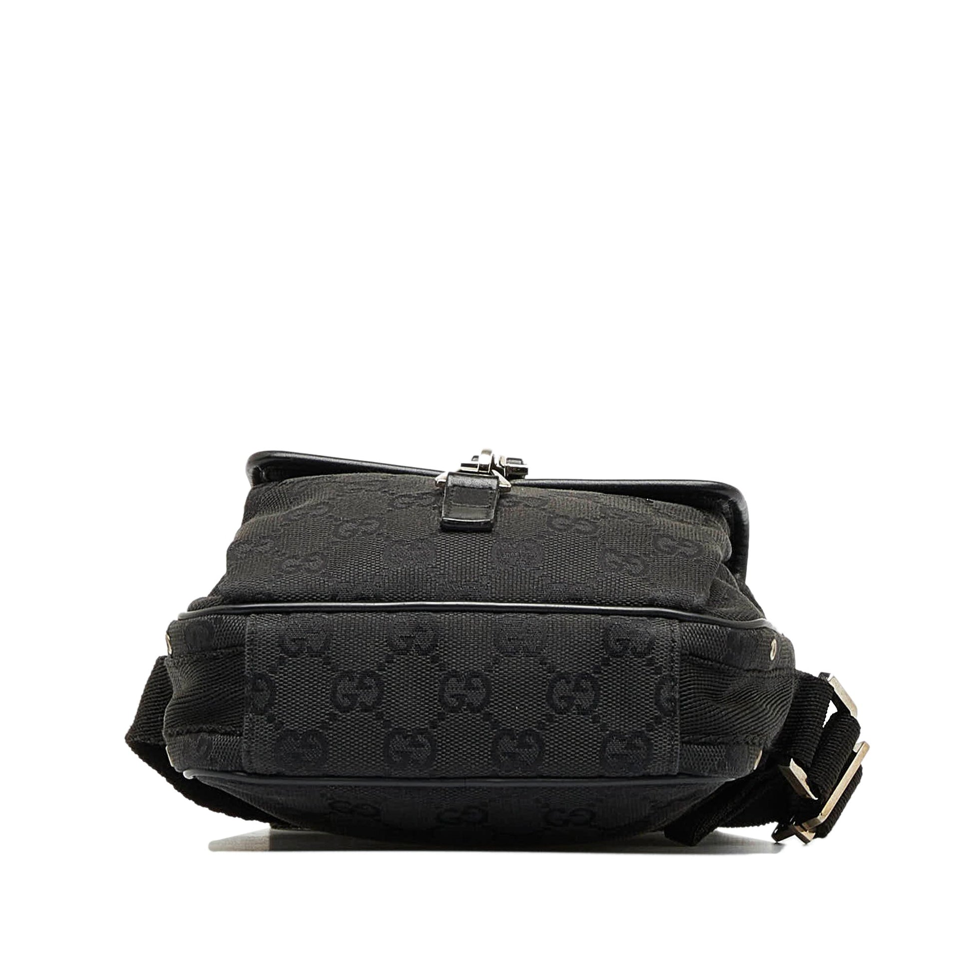Gucci Leather Canvas Crossbody