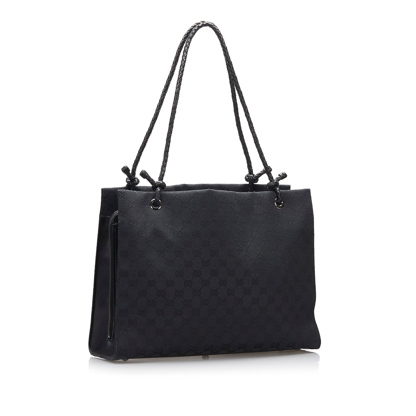 Gucci Leather Canvas Tote Style 37