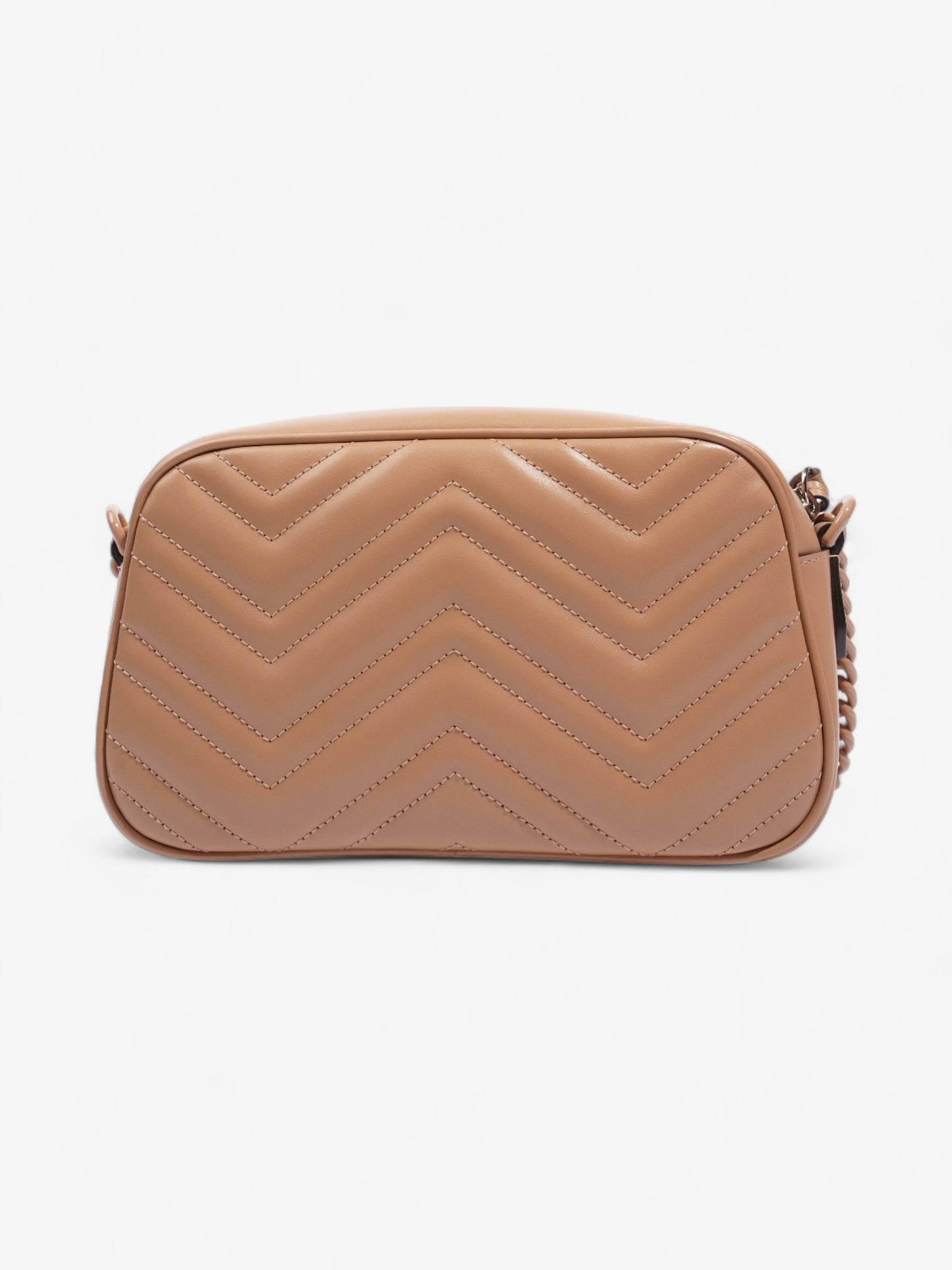 Gucci GG Marmont Beige Matelasse Leather Small