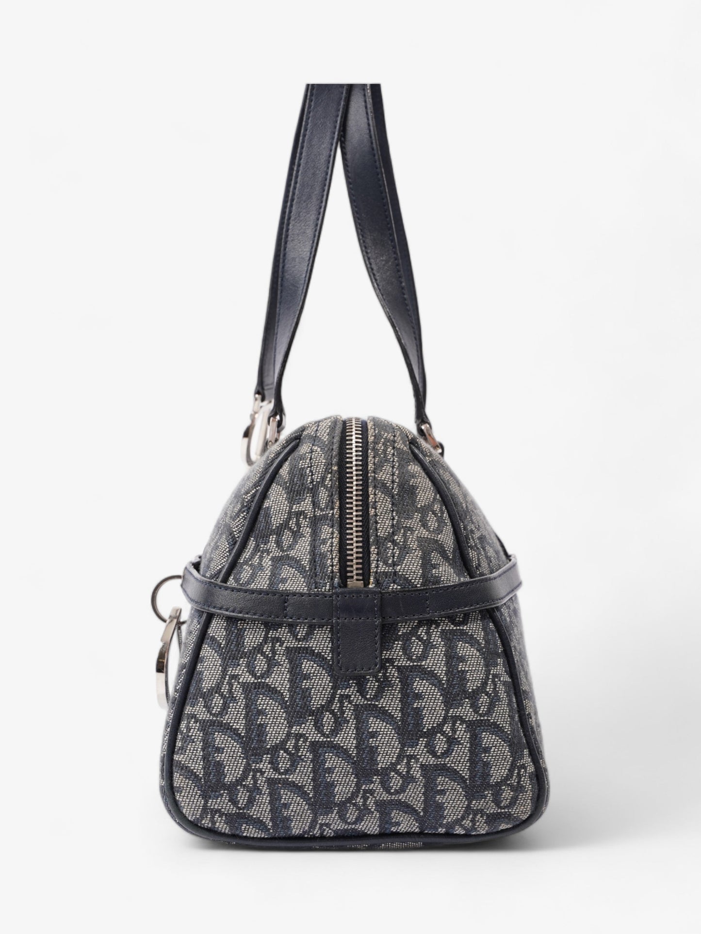 Christian Dior Small Duffle Dior Blue Oblique Canvas