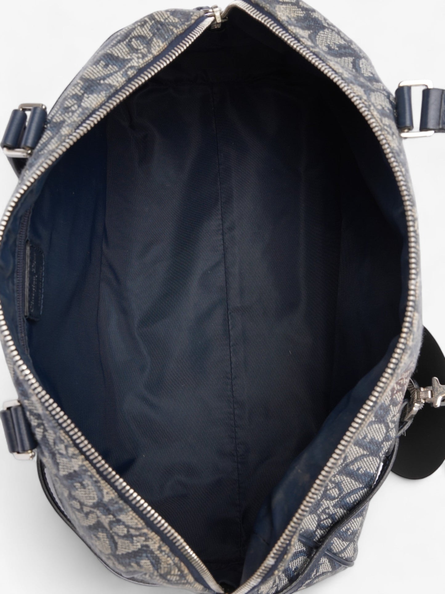 Christian Dior Small Duffle Dior Blue Oblique Canvas