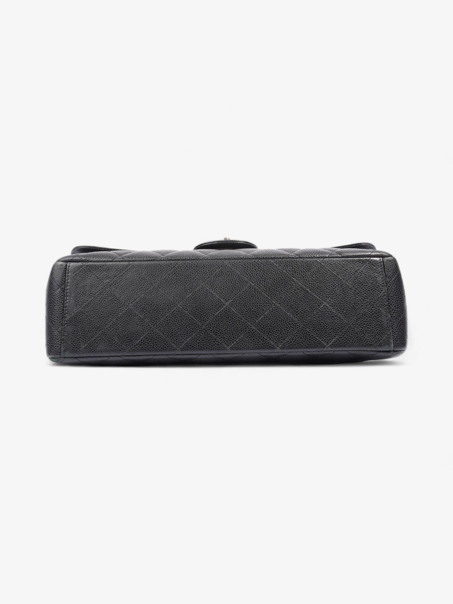 Chanel Classic Double Flap Black Caviar Leather Maxi