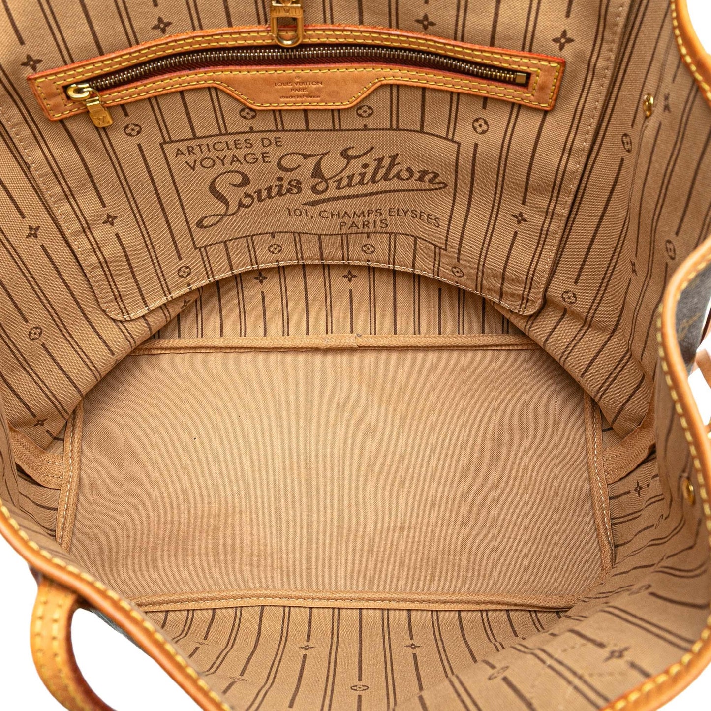 Brown Louis Vuitton Monogram Neverfull MM Tote Bag