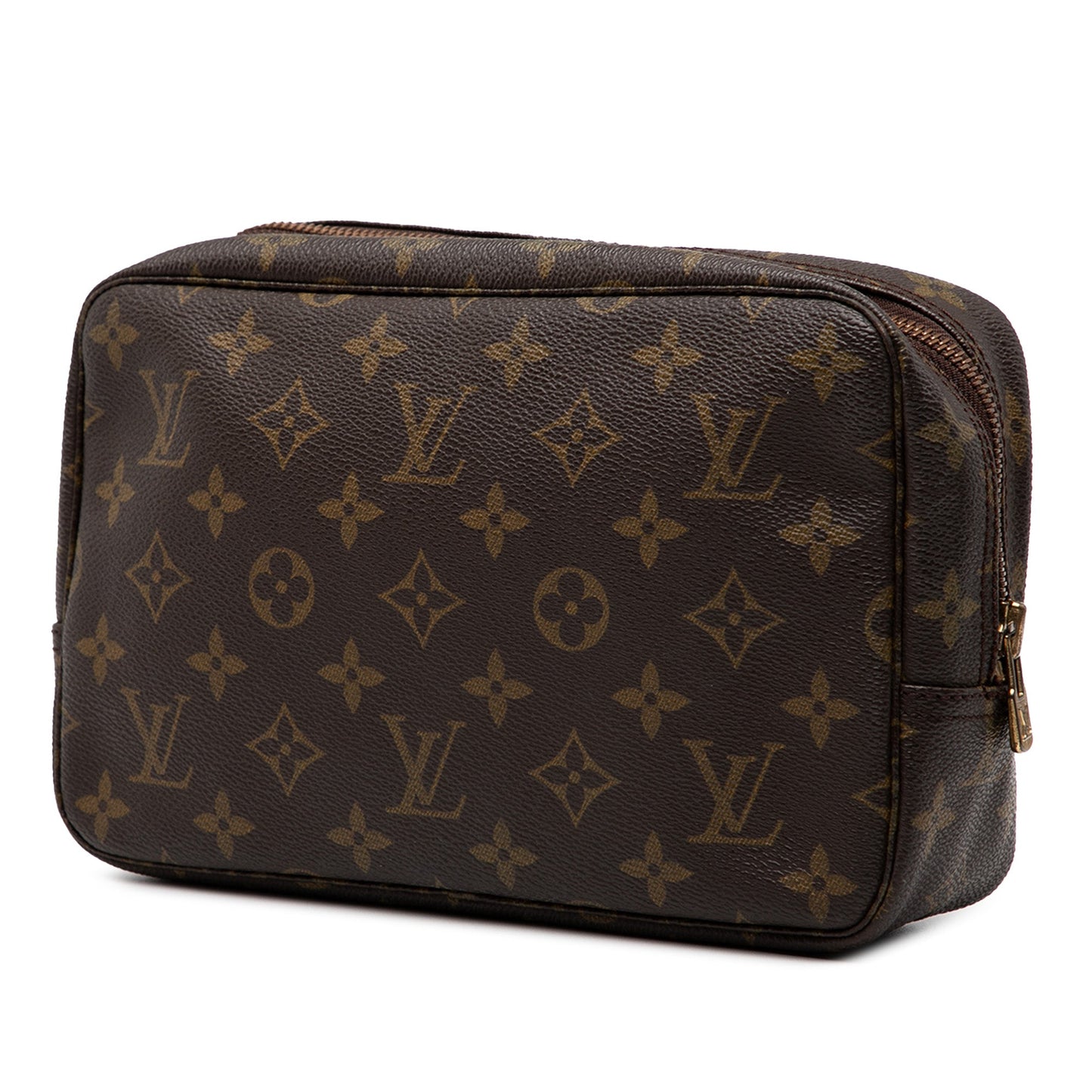 Brown Louis Vuitton Monogram Trousse Toilette 23 Clutch Bag