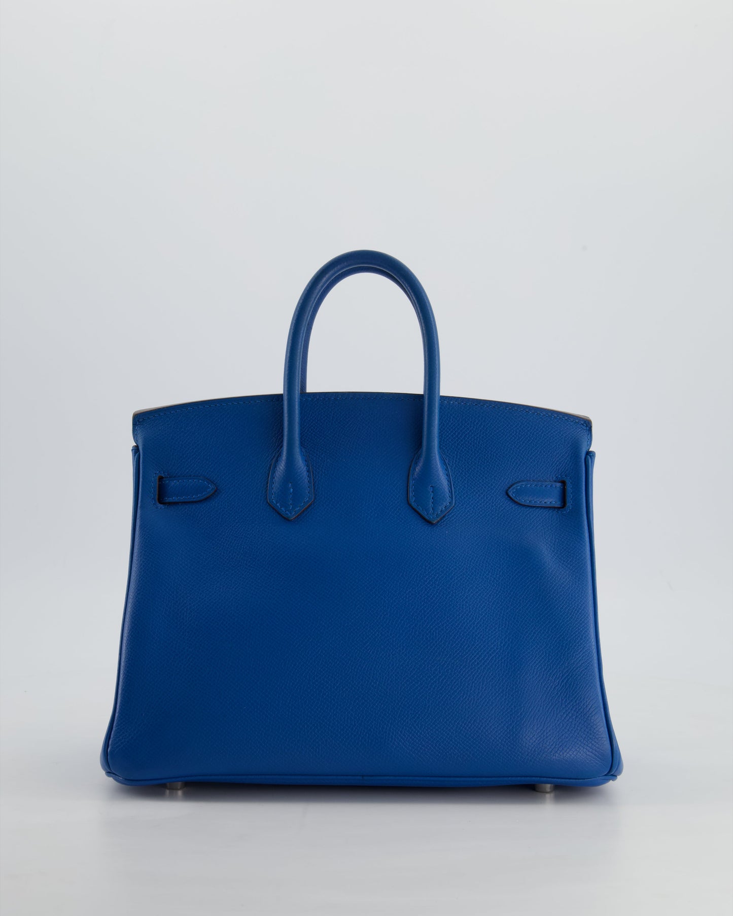 *FIRE PRICE* Hermès Birkin 25 Retourne Bag in Bleu De Galice Epsom Leather with Palladium Hardware