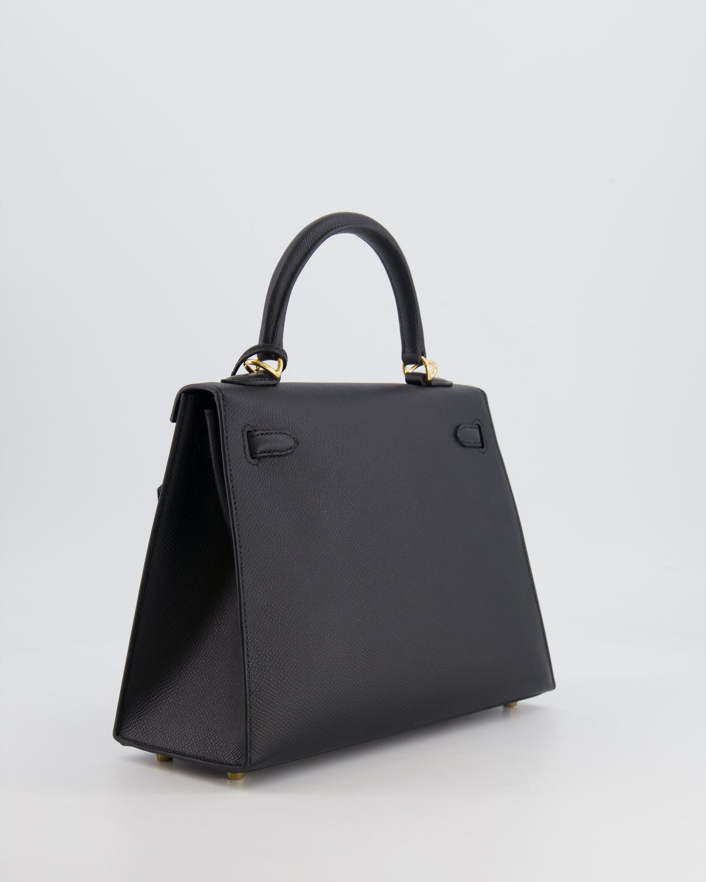*HOLY GRAIL* Hermès Kelly 25 Sellier Bag in Noir Epsom Leather with Gold Hardware