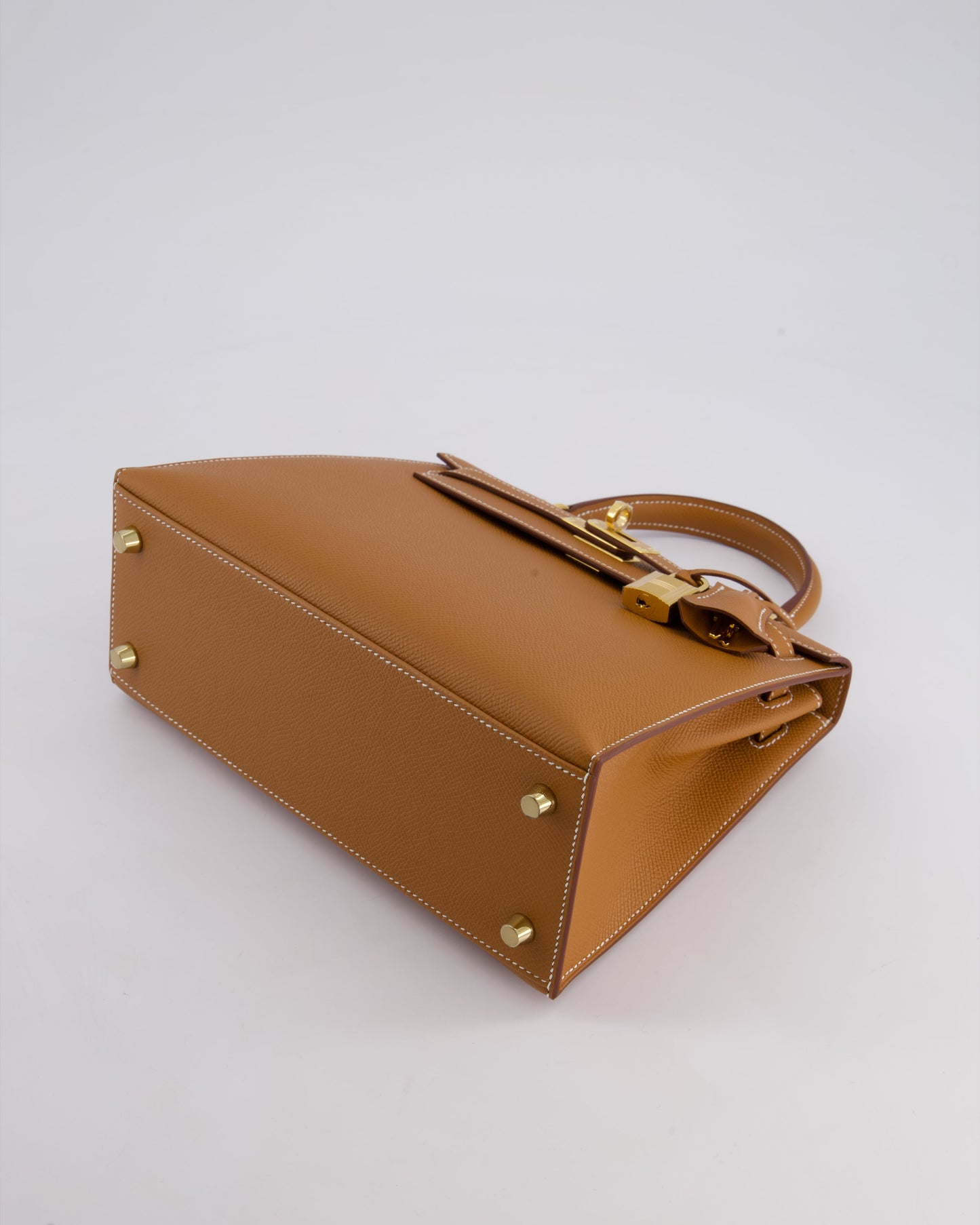*HOLY GRAIL* Hermès Kelly 25 Sellier Bag in Gold Epsom Leather with Gold Hardware