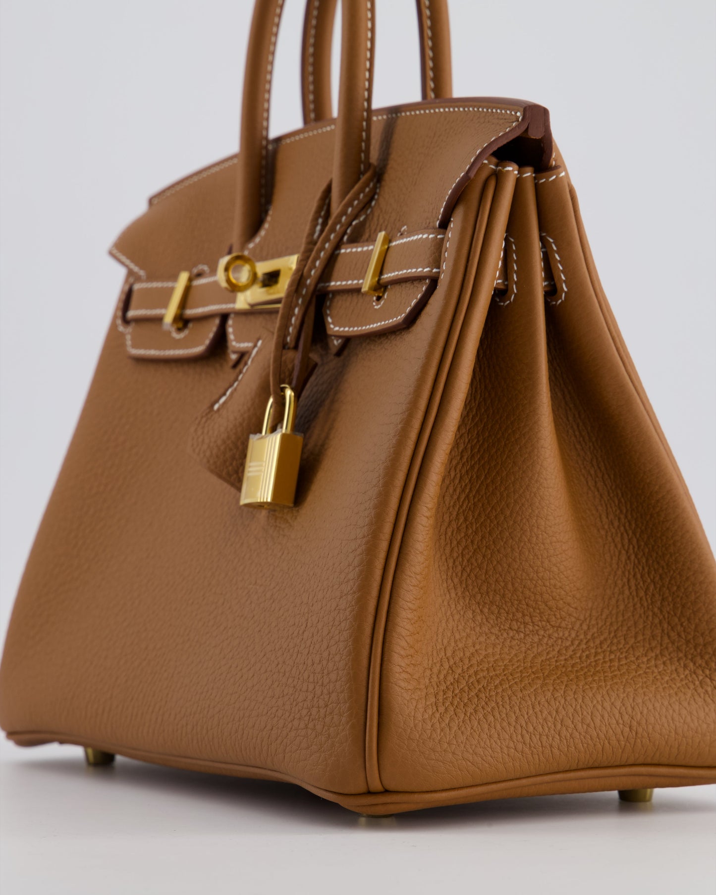 *HOLY GRAIL* Hermès Birkin 25 Retourne Bag in Gold Togo Leather with Gold Hardware