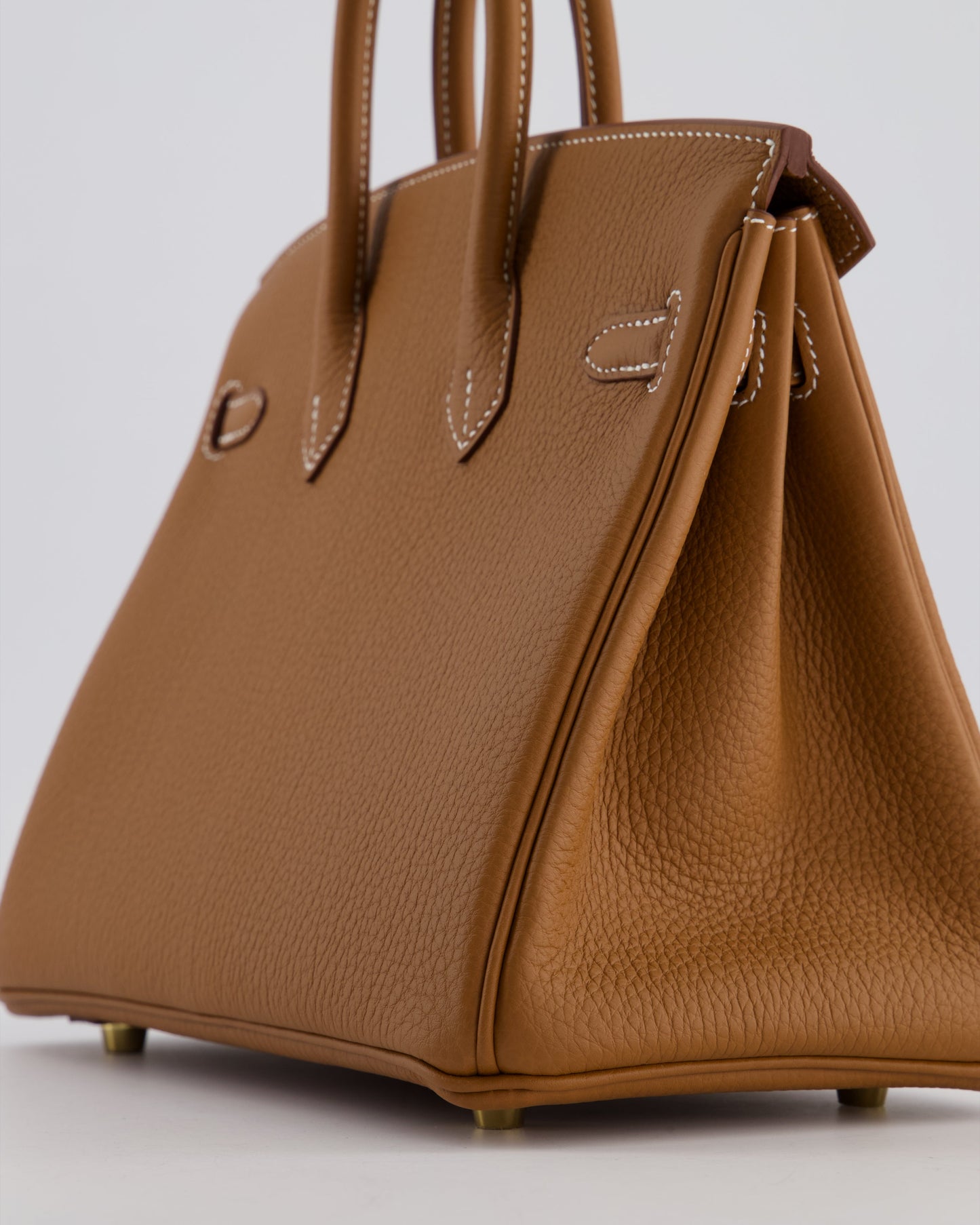 *HOLY GRAIL* Hermès Birkin 25 Retourne Bag in Gold Togo Leather with Gold Hardware