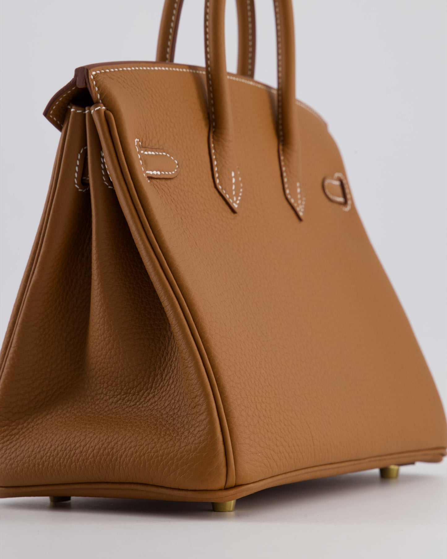 *HOLY GRAIL* Hermès Birkin 25 Retourne Bag in Gold Togo Leather with Gold Hardware