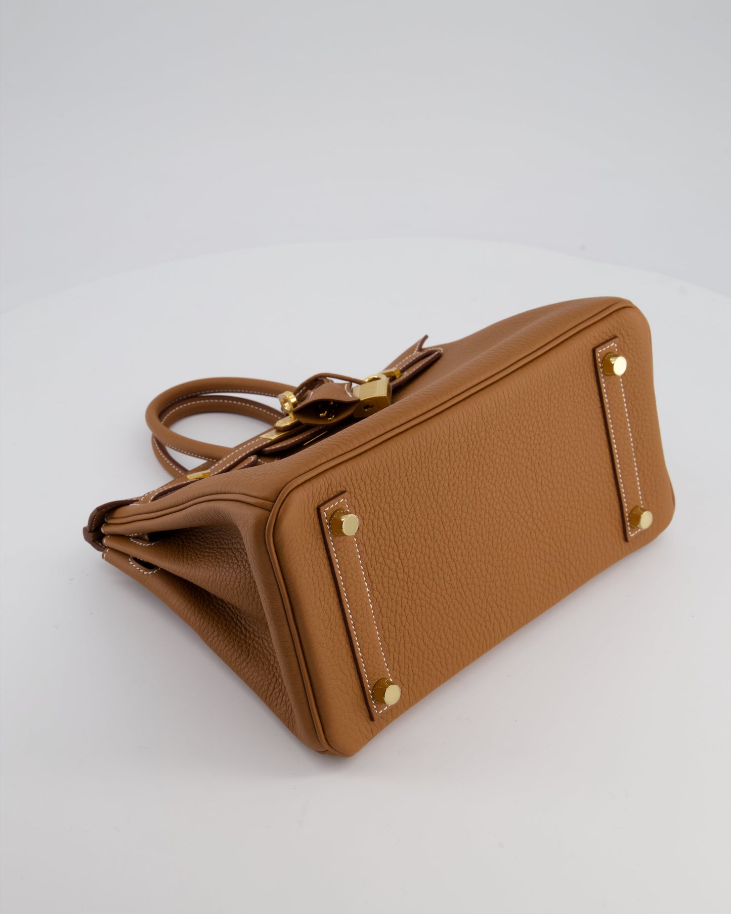 *HOLY GRAIL* Hermès Birkin 25 Retourne Bag in Gold Togo Leather with Gold Hardware
