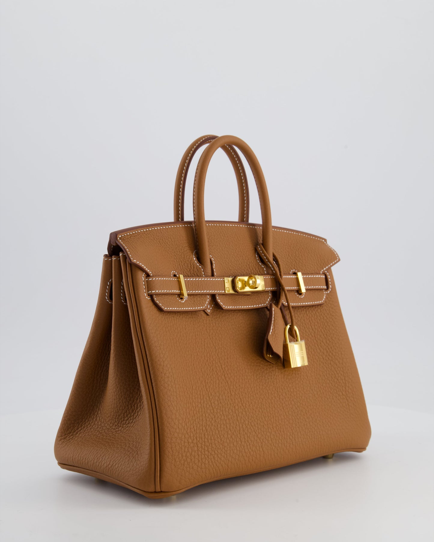 *HOLY GRAIL* Hermès Birkin 25 Retourne Bag in Gold Togo Leather with Gold Hardware