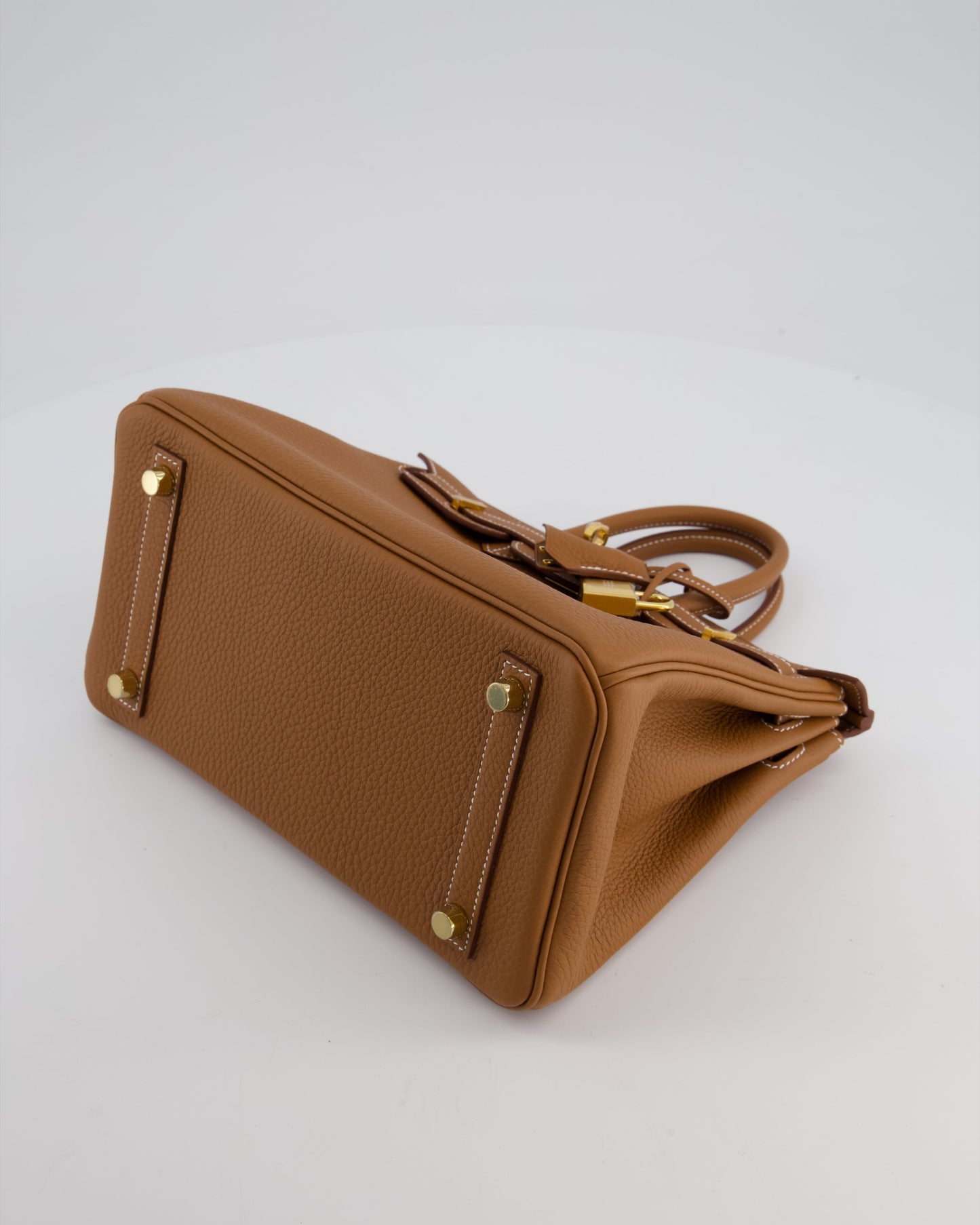 *HOLY GRAIL* Hermès Birkin 25 Retourne Bag in Gold Togo Leather with Gold Hardware