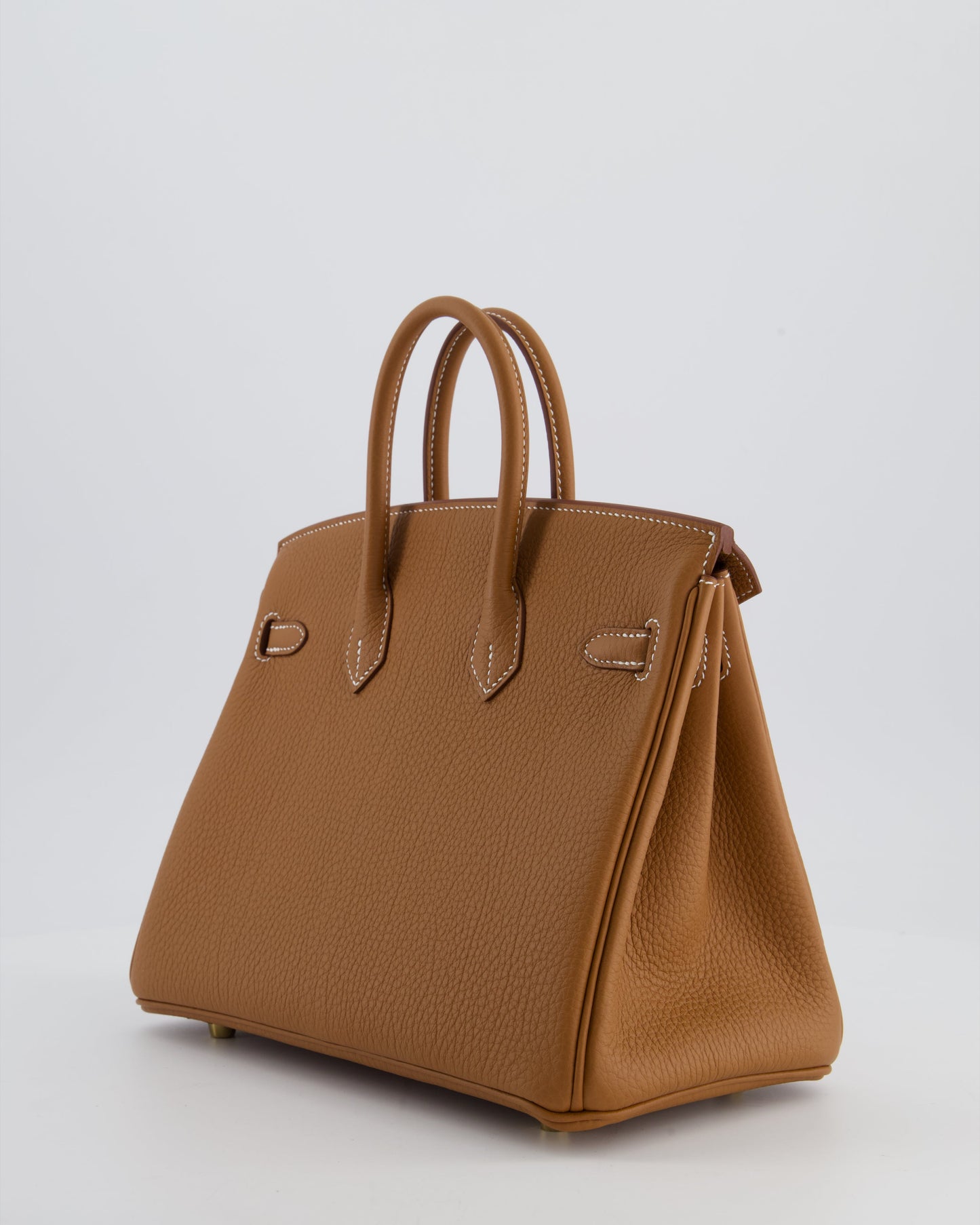 *HOLY GRAIL* Hermès Birkin 25 Retourne Bag in Gold Togo Leather with Gold Hardware