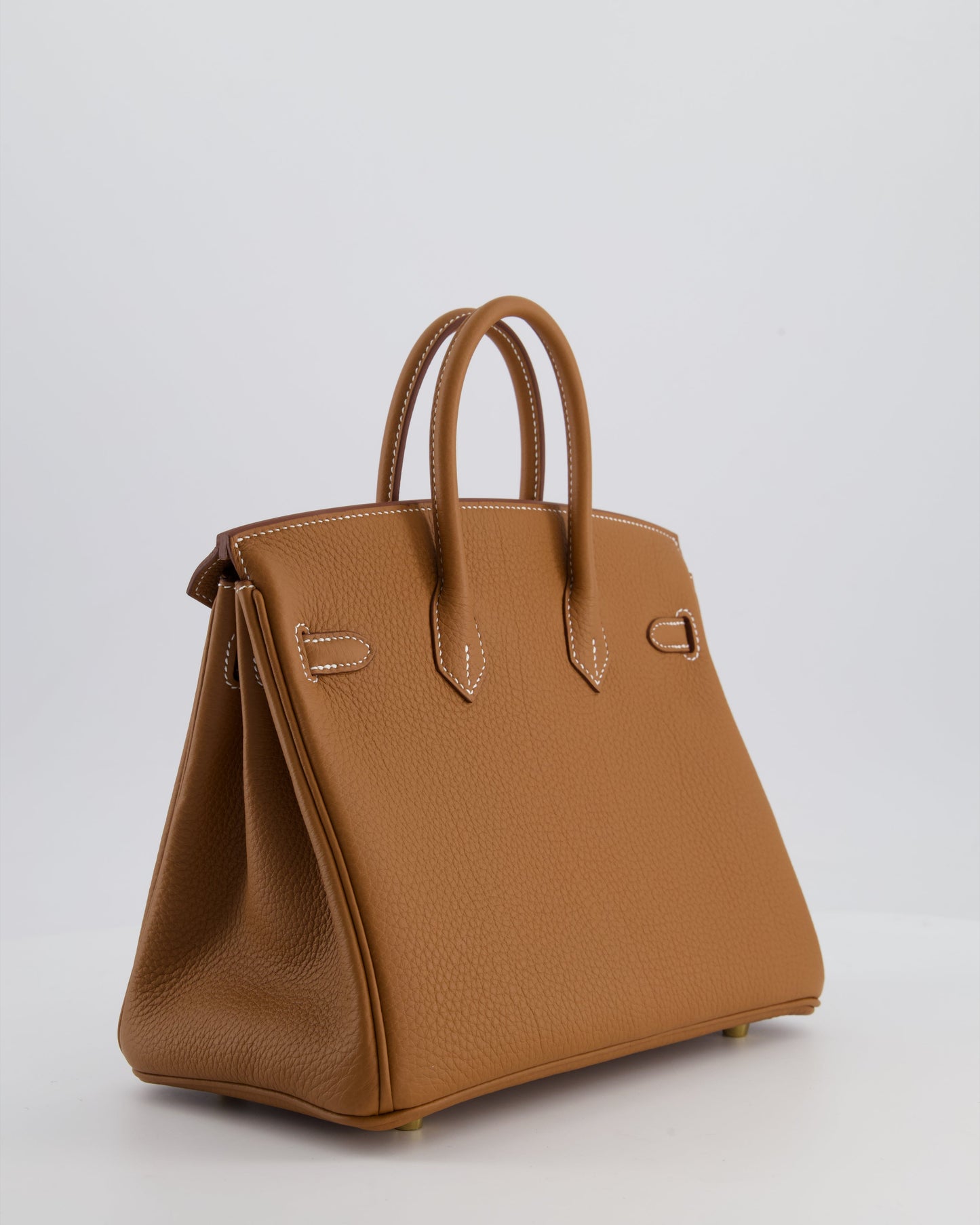 *HOLY GRAIL* Hermès Birkin 25 Retourne Bag in Gold Togo Leather with Gold Hardware