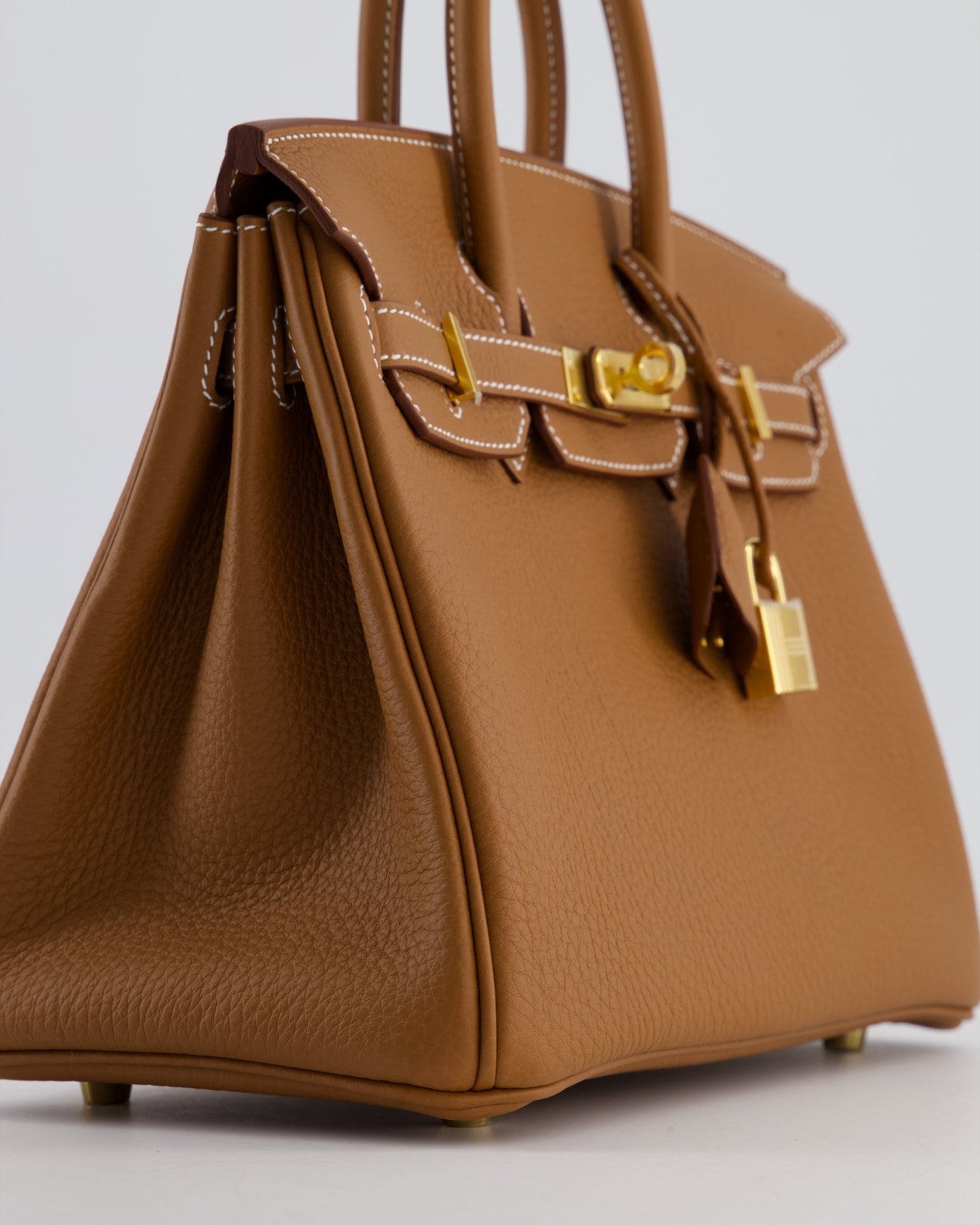 *HOLY GRAIL* Hermès Birkin 25 Retourne Bag in Gold Togo Leather with Gold Hardware