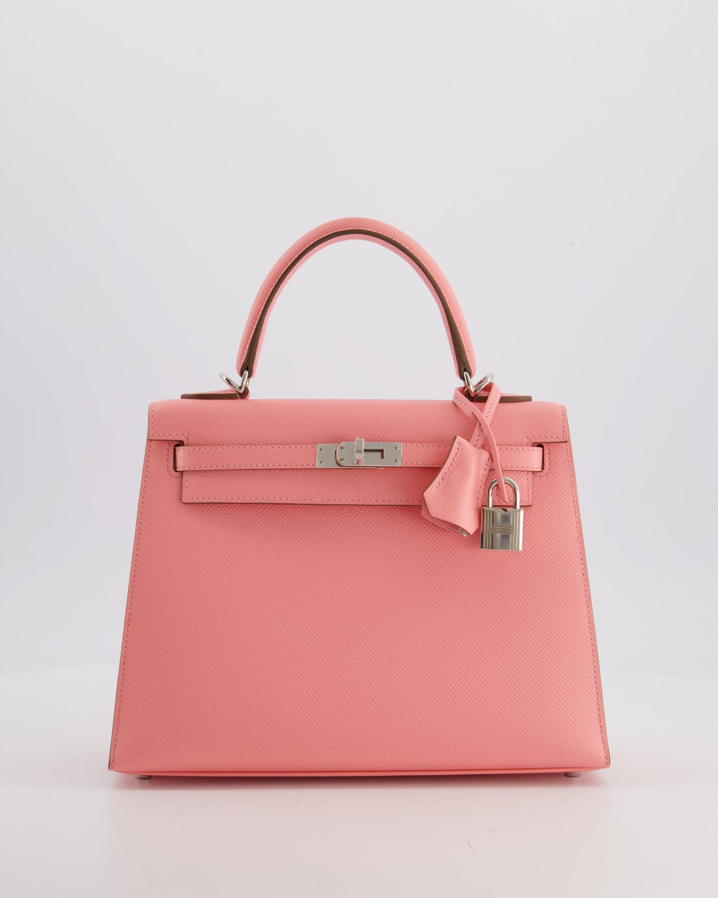 *RARE* Hermès Kelly 25 Sellier Bag in Rose Confetti in Epsom Leather with Palladium Hardware