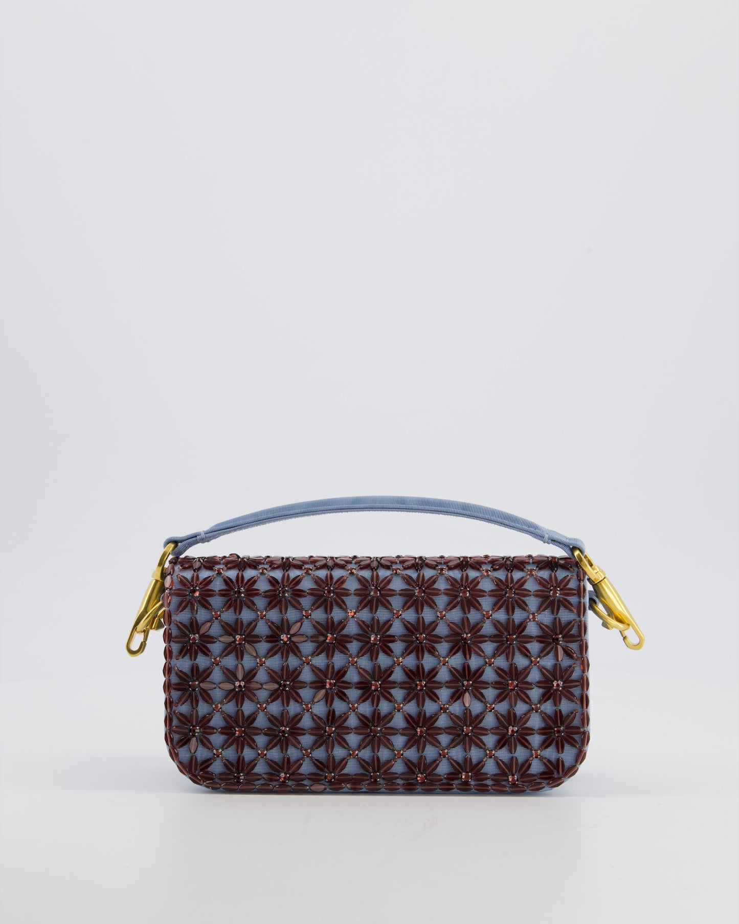 Valentino Multi Small Embroidered Loco Shoulder Bag with Gold tone Hardware RRP £3250