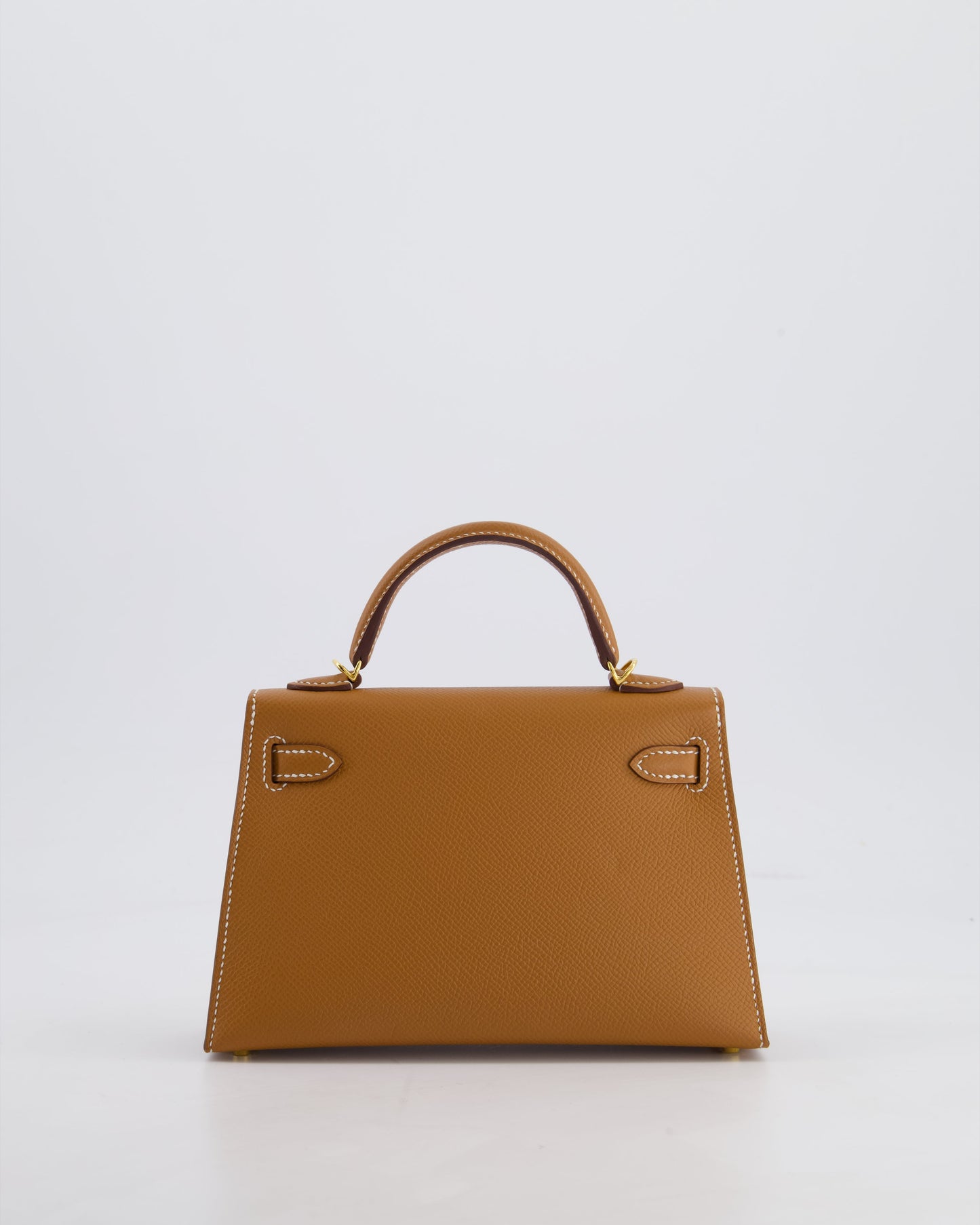 Hermès Mini Kelly II 20 Bag in Gold Epsom Leather with Gold Hardware
