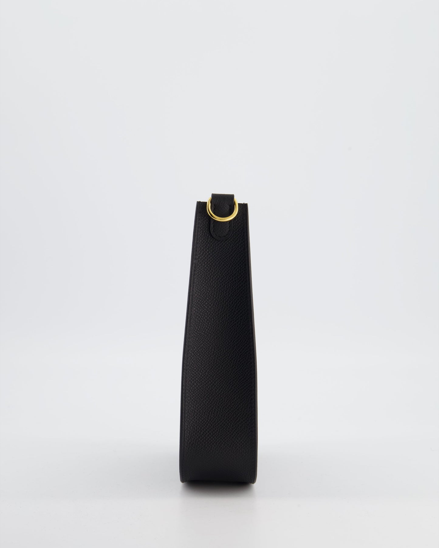 Hermès Black Mini Evelyne Sellier Bag in Epsom Leather with Gold Hardware
