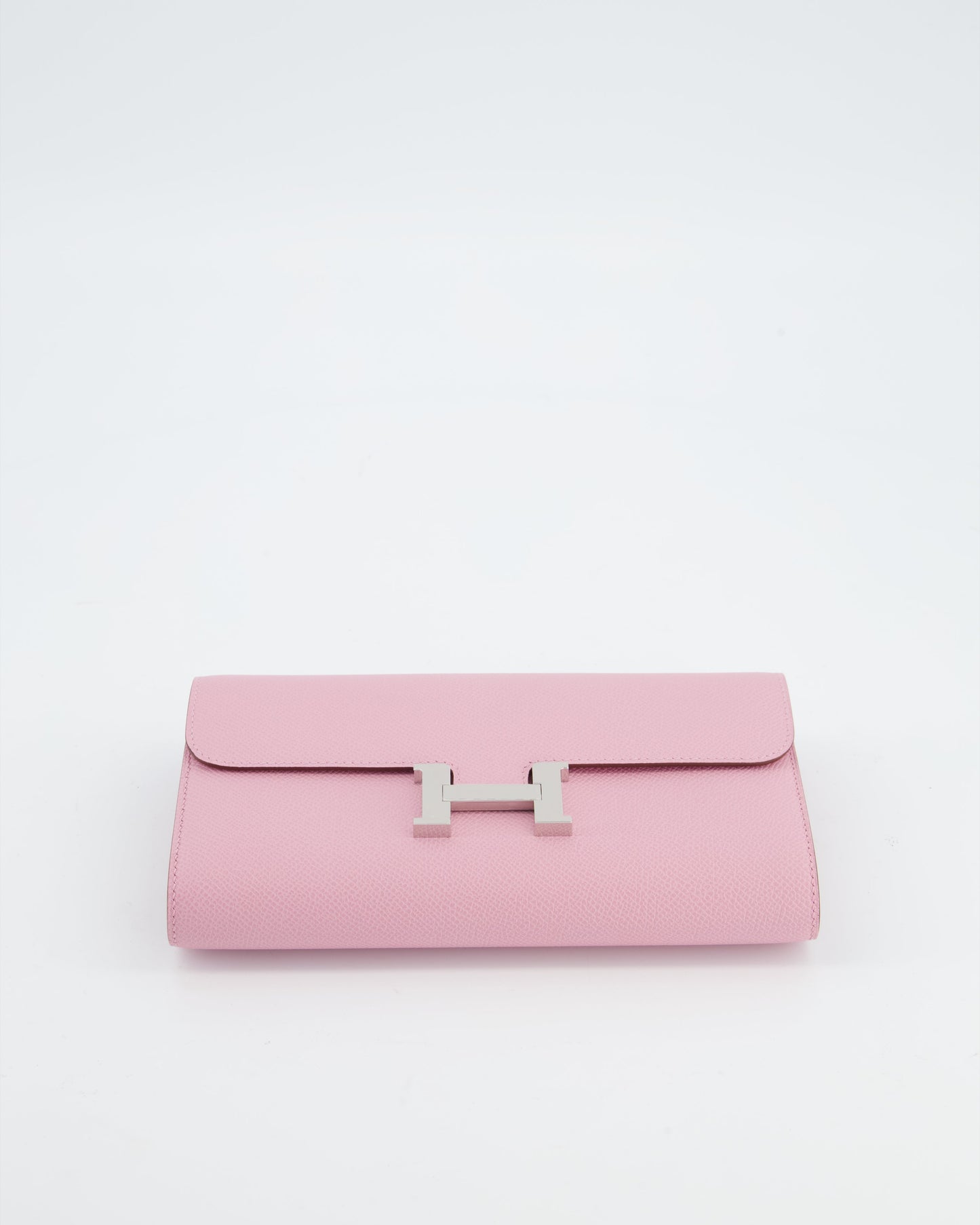 Hermès Constance To Go Bag in Mauve Sylvestre Epsom Leather with Palladium Hardware