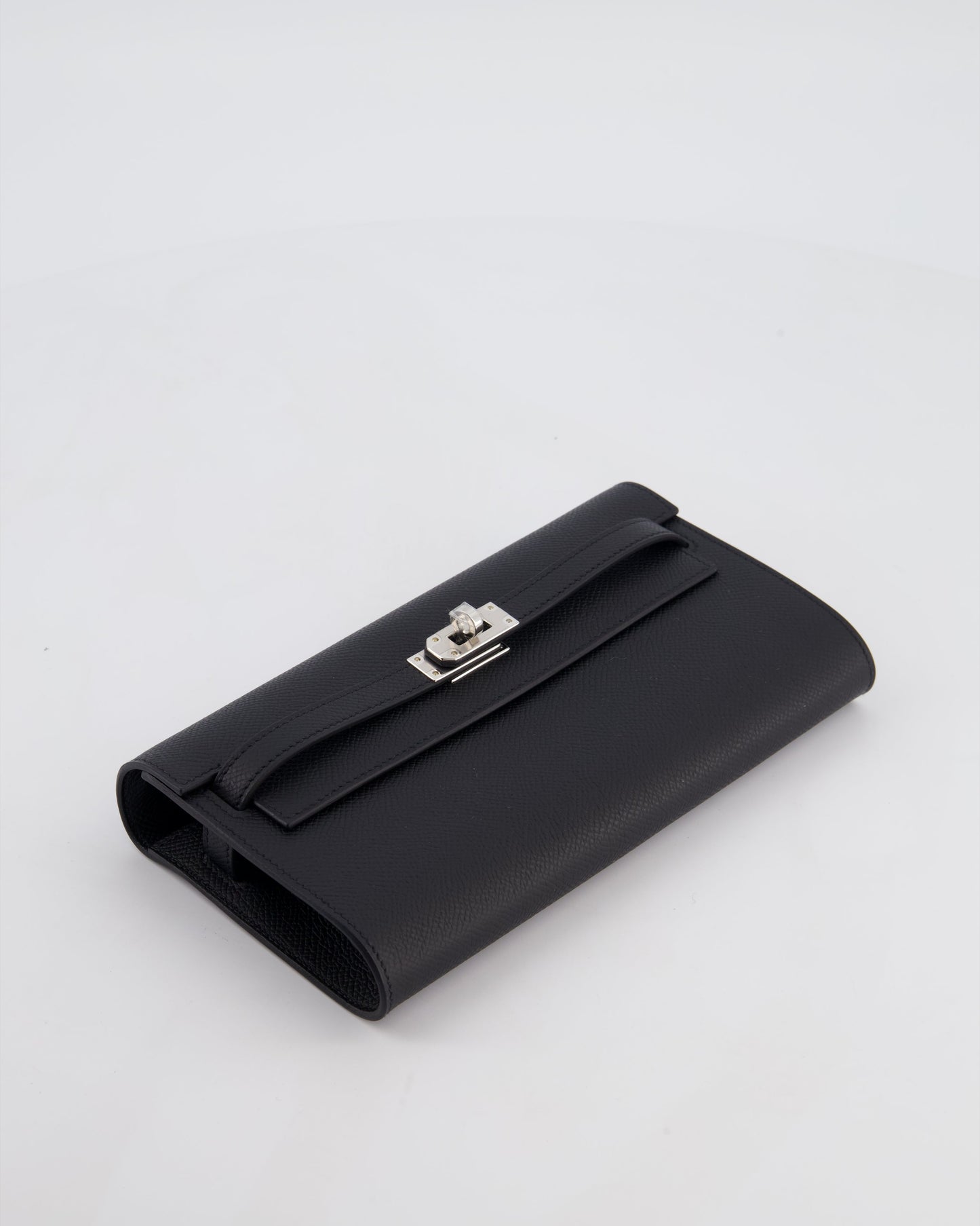Hermès Kelly To Go Bag in Noir Epsom Leather with Palladium Hardware