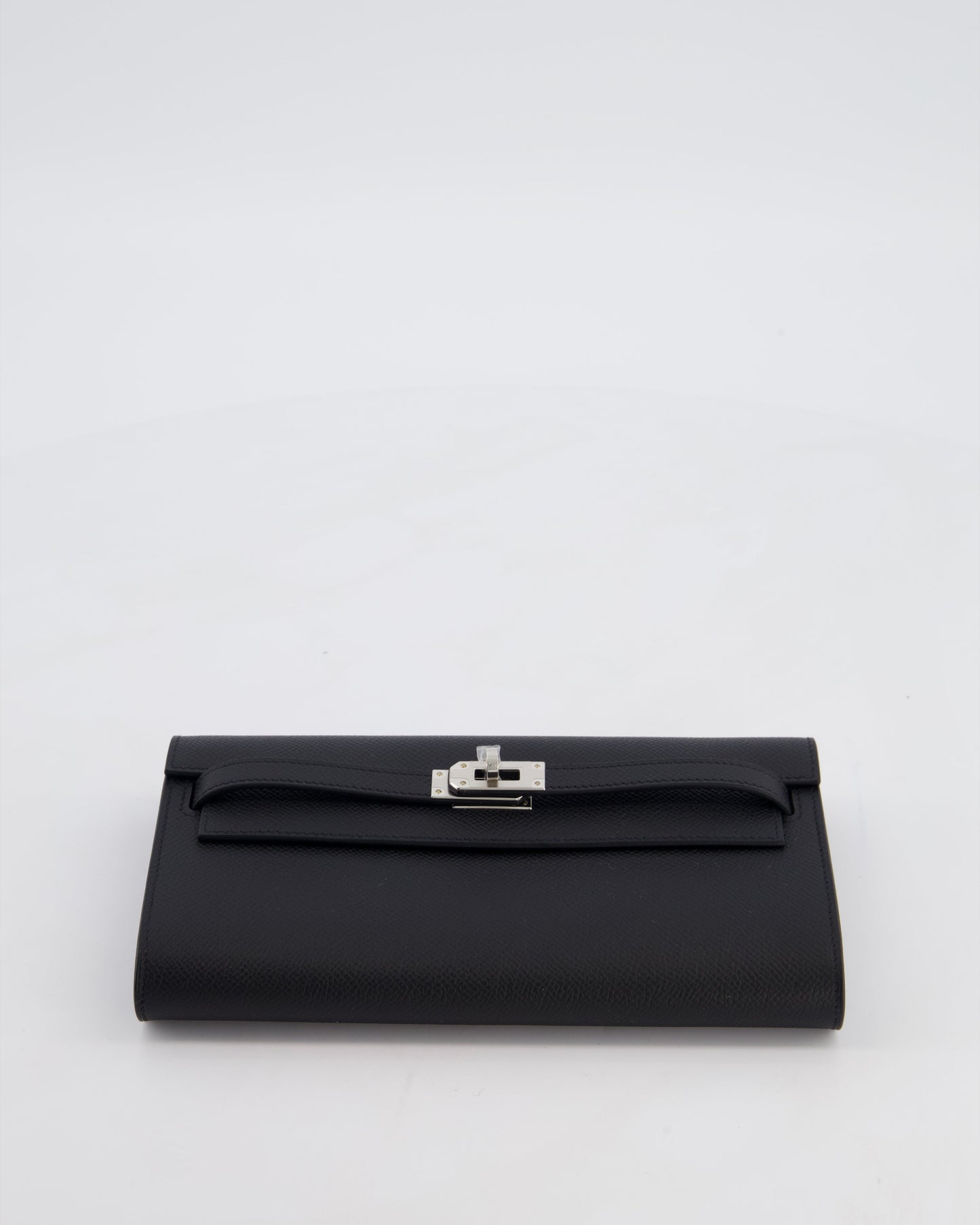Hermès Kelly To Go Bag in Noir Epsom Leather with Palladium Hardware