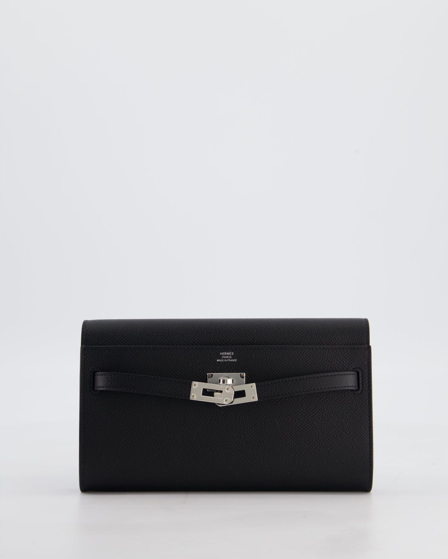 Hermès Kelly To Go Bag in Noir Epsom Leather with Palladium Hardware