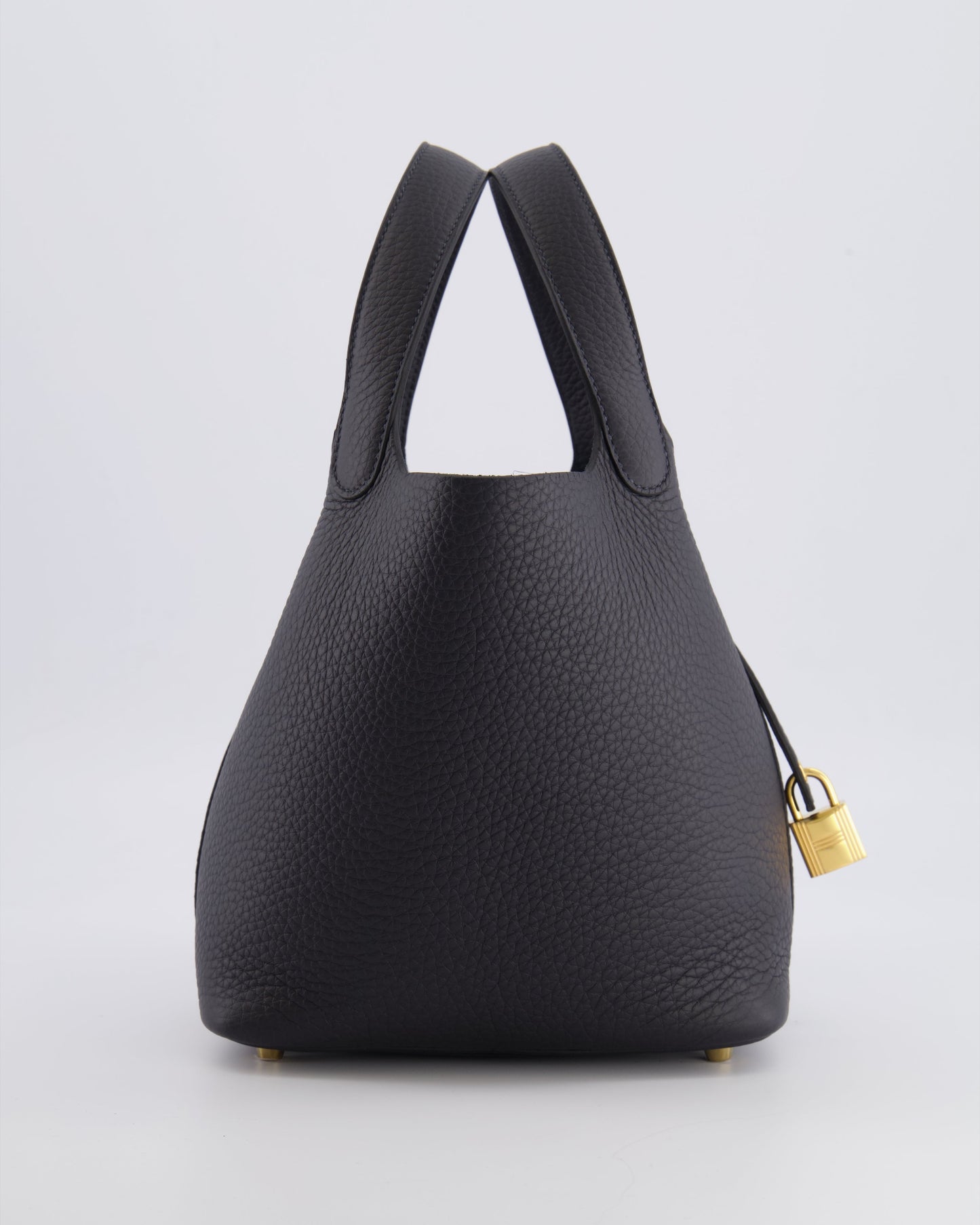 Hermès Picotin Lock 18 Bag in Caban Clemence Leather with Gold Hardware