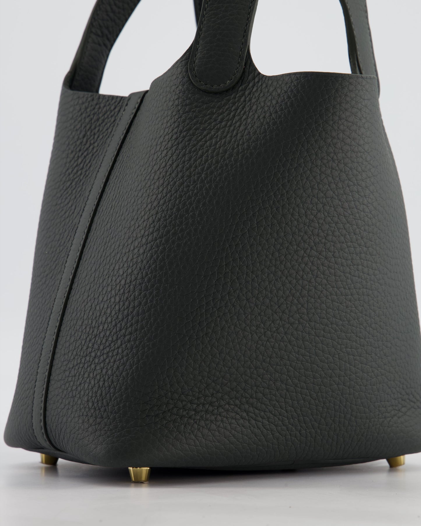 Hermès Picotin Lock 18 Bag in Vert Mangrove Clemence Leather with Permabrass Hardware