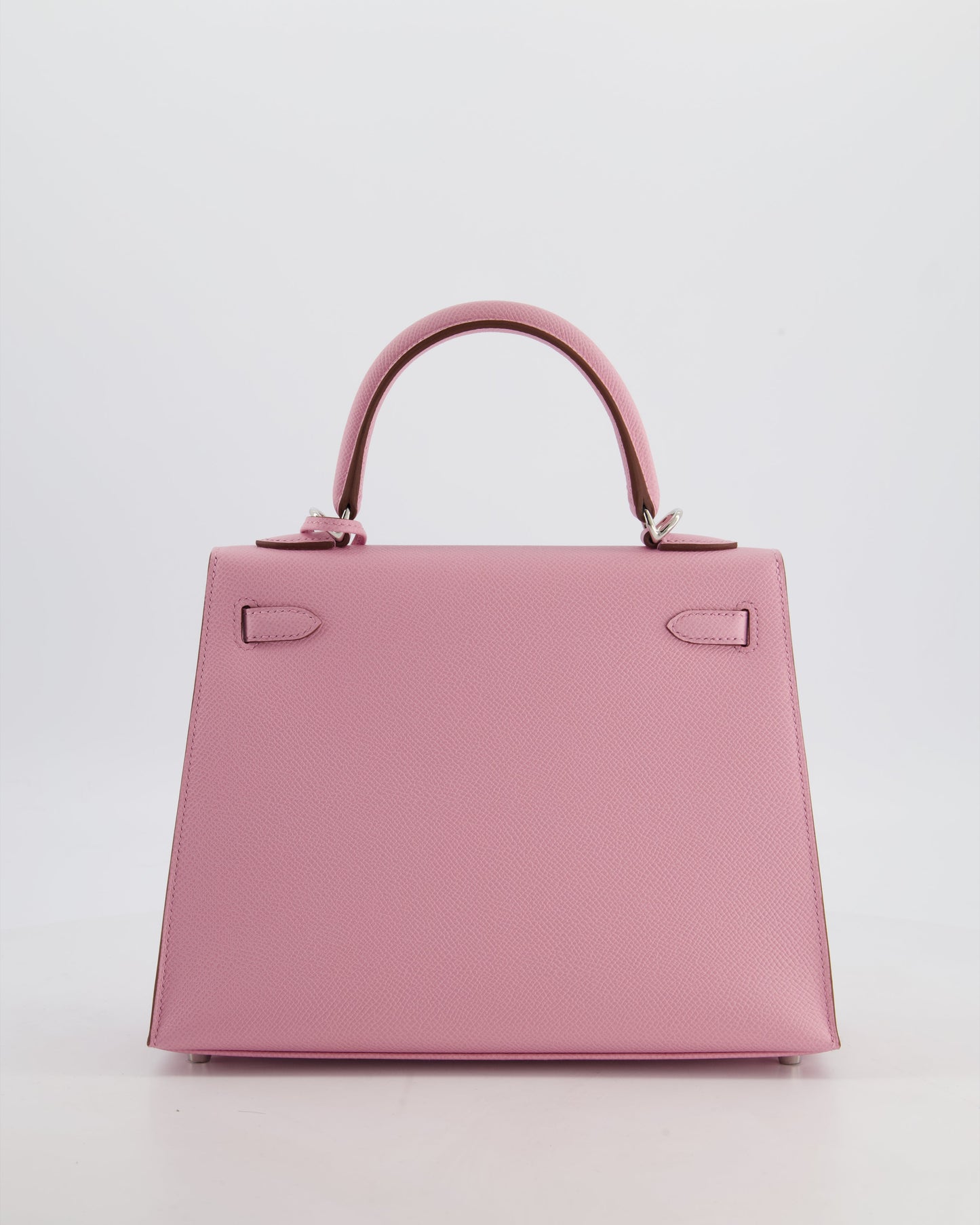 *SUPER HOT & RARE* Hermès Kelly 25 Sellier Bag in Mauve Sylvestre Epsom Leather with Palladium Hardware