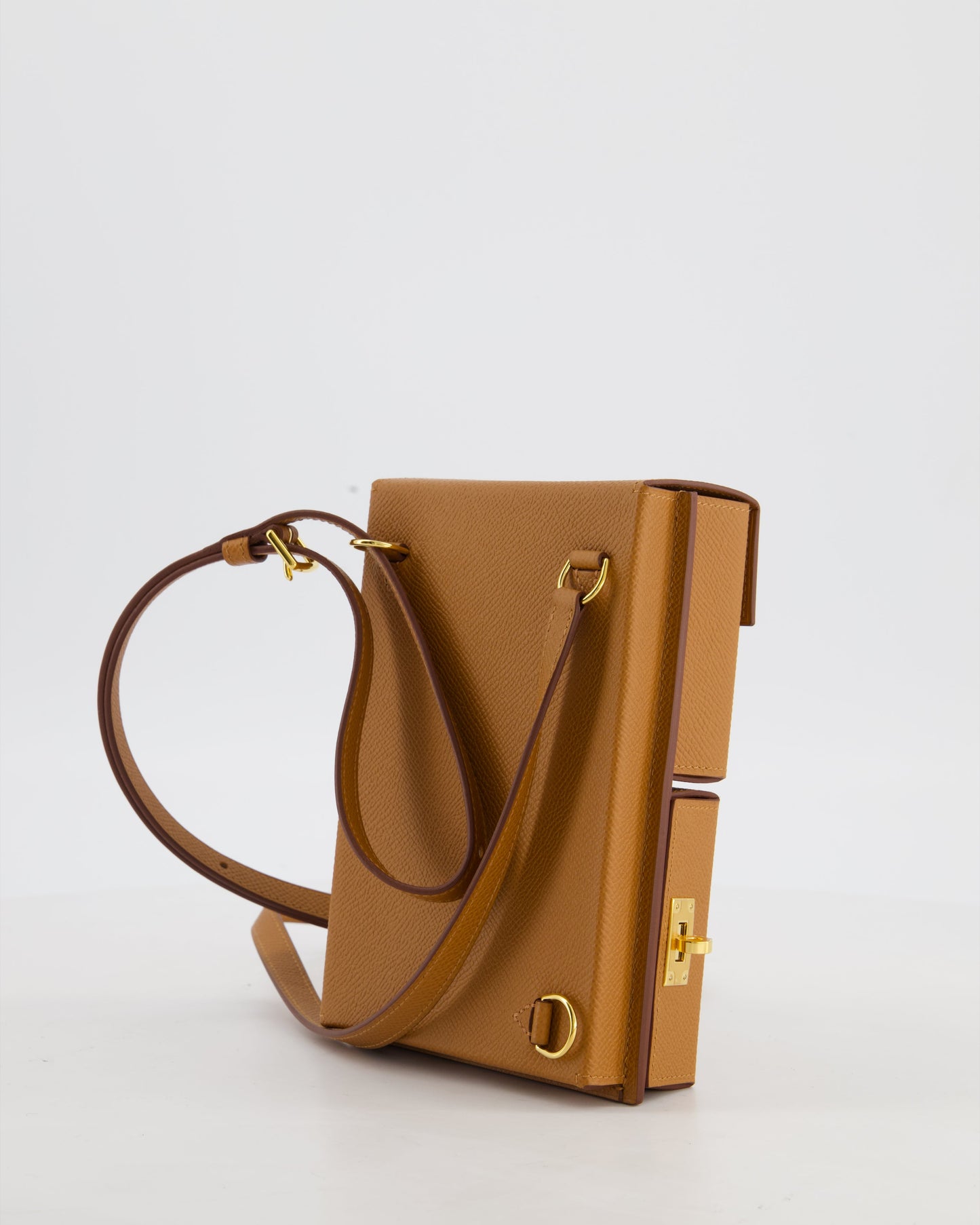Hermès Kelly Multipocket To Go Pouch in Gold Epsom Leather with Gold Hardware