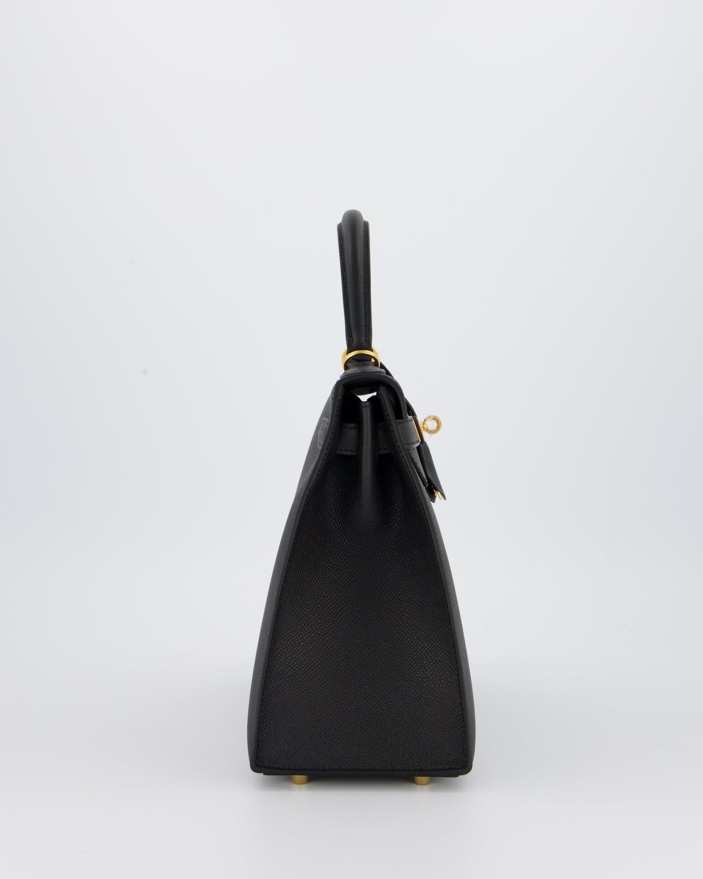 Hermès Kelly 28 Sellier Bag in Noir Epsom Leather with Gold Hardware