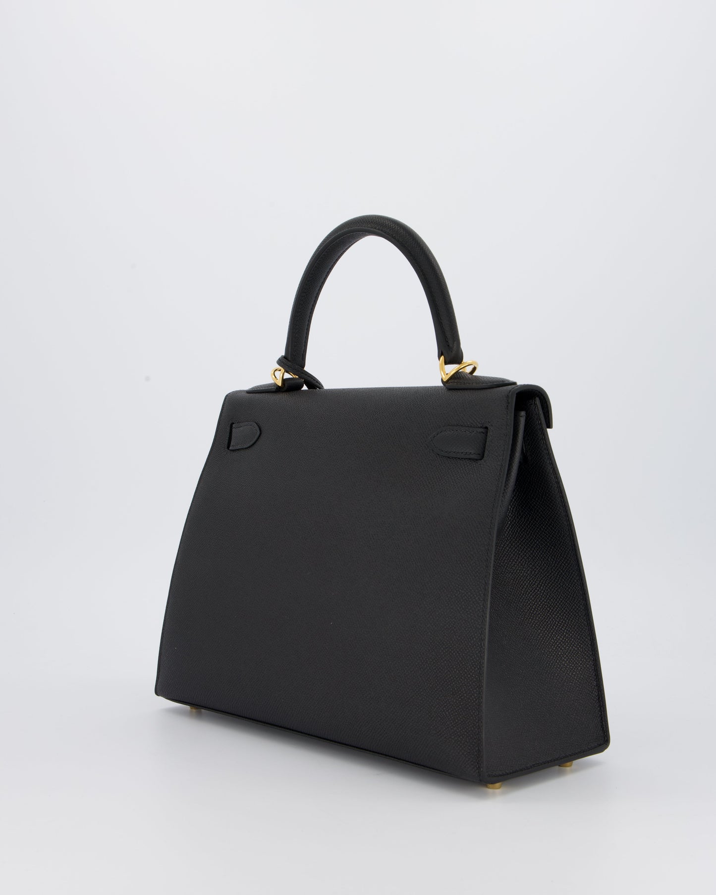 Hermès Kelly 28 Sellier Bag in Noir Epsom Leather with Gold Hardware