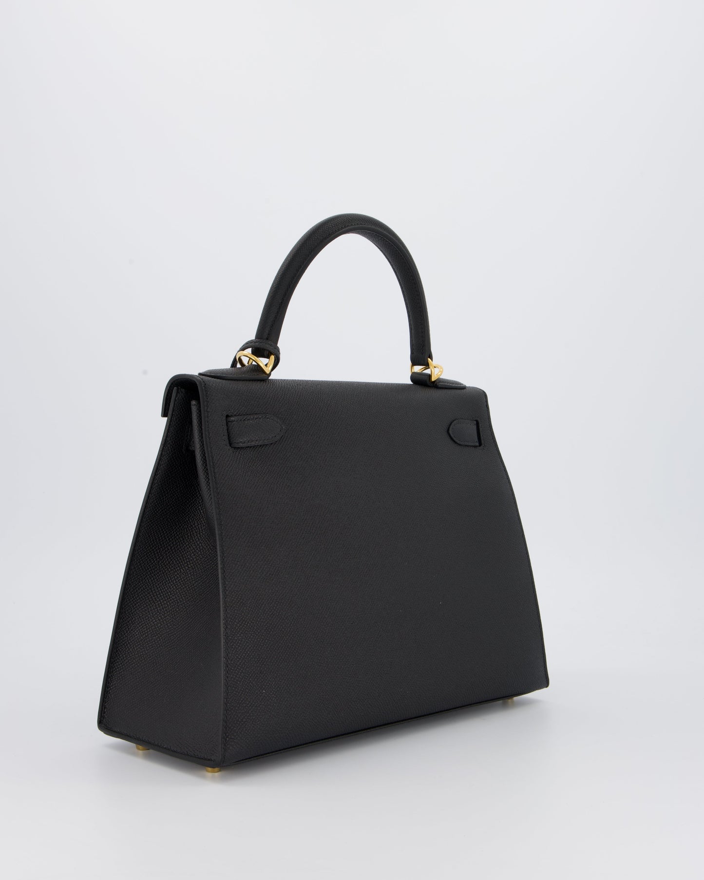 Hermès Kelly 28 Sellier Bag in Noir Epsom Leather with Gold Hardware