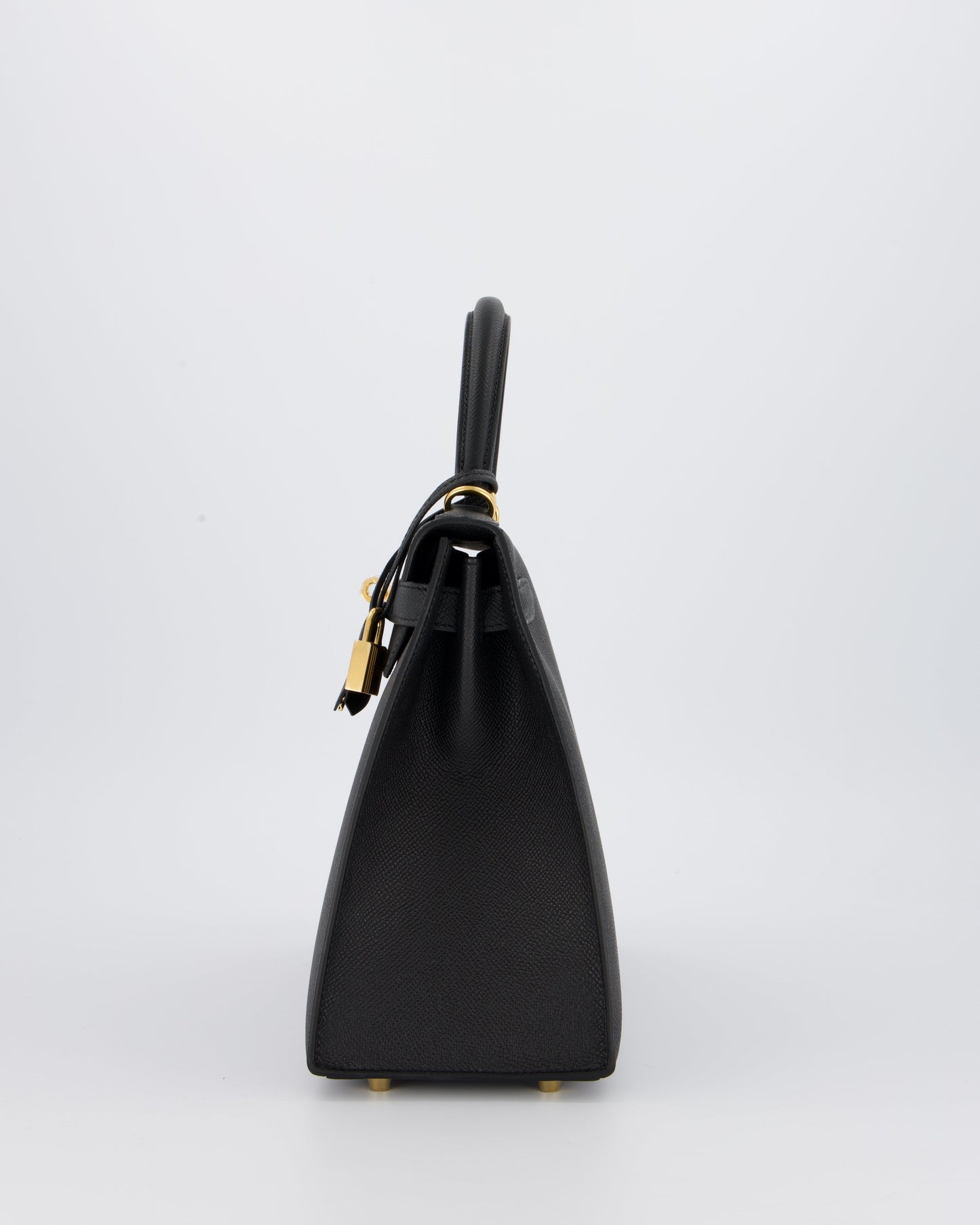 Hermès Kelly 28 Sellier Bag in Noir Epsom Leather with Gold Hardware