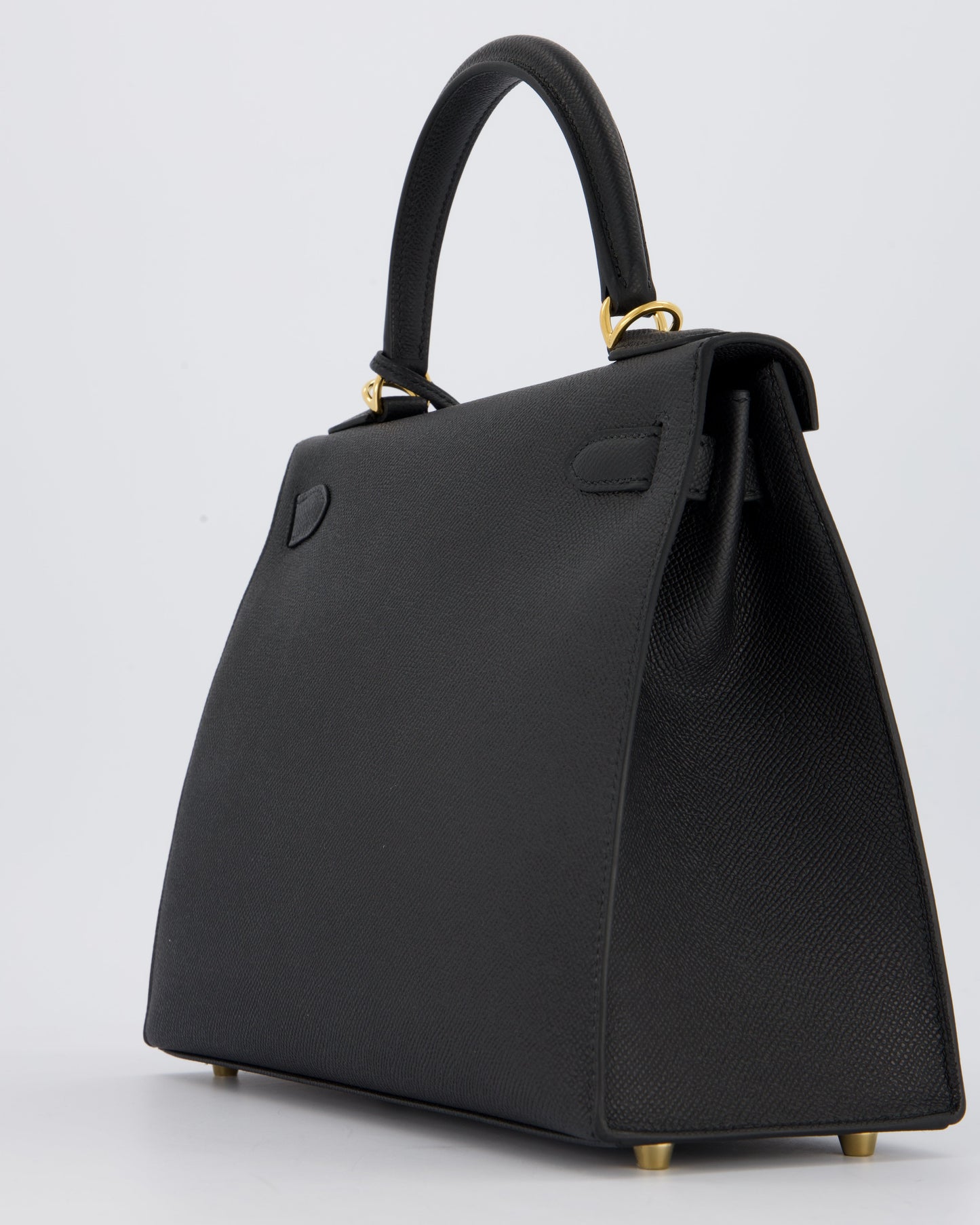 Hermès Kelly 28 Sellier Bag in Noir Epsom Leather with Gold Hardware