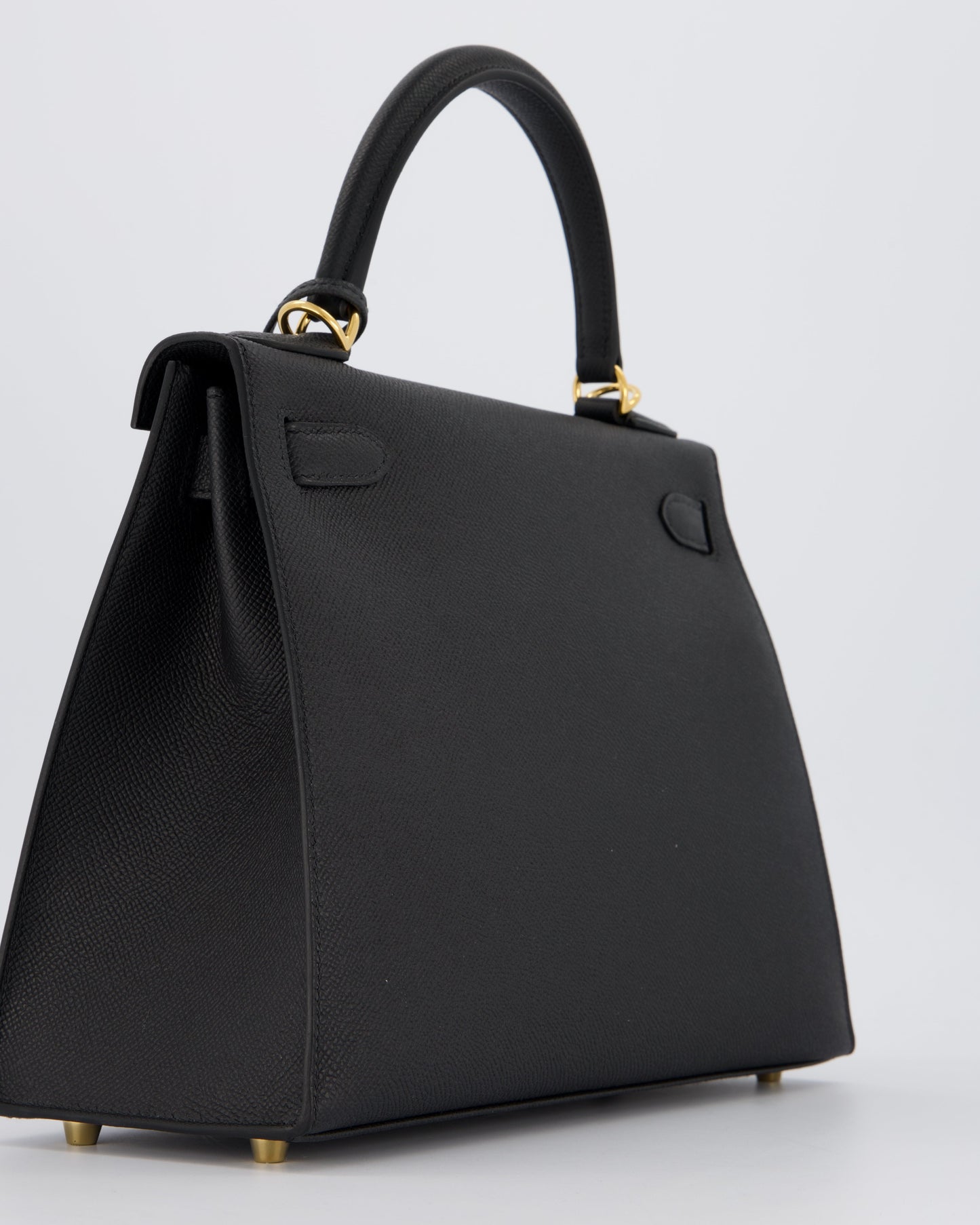 Hermès Kelly 28 Sellier Bag in Noir Epsom Leather with Gold Hardware