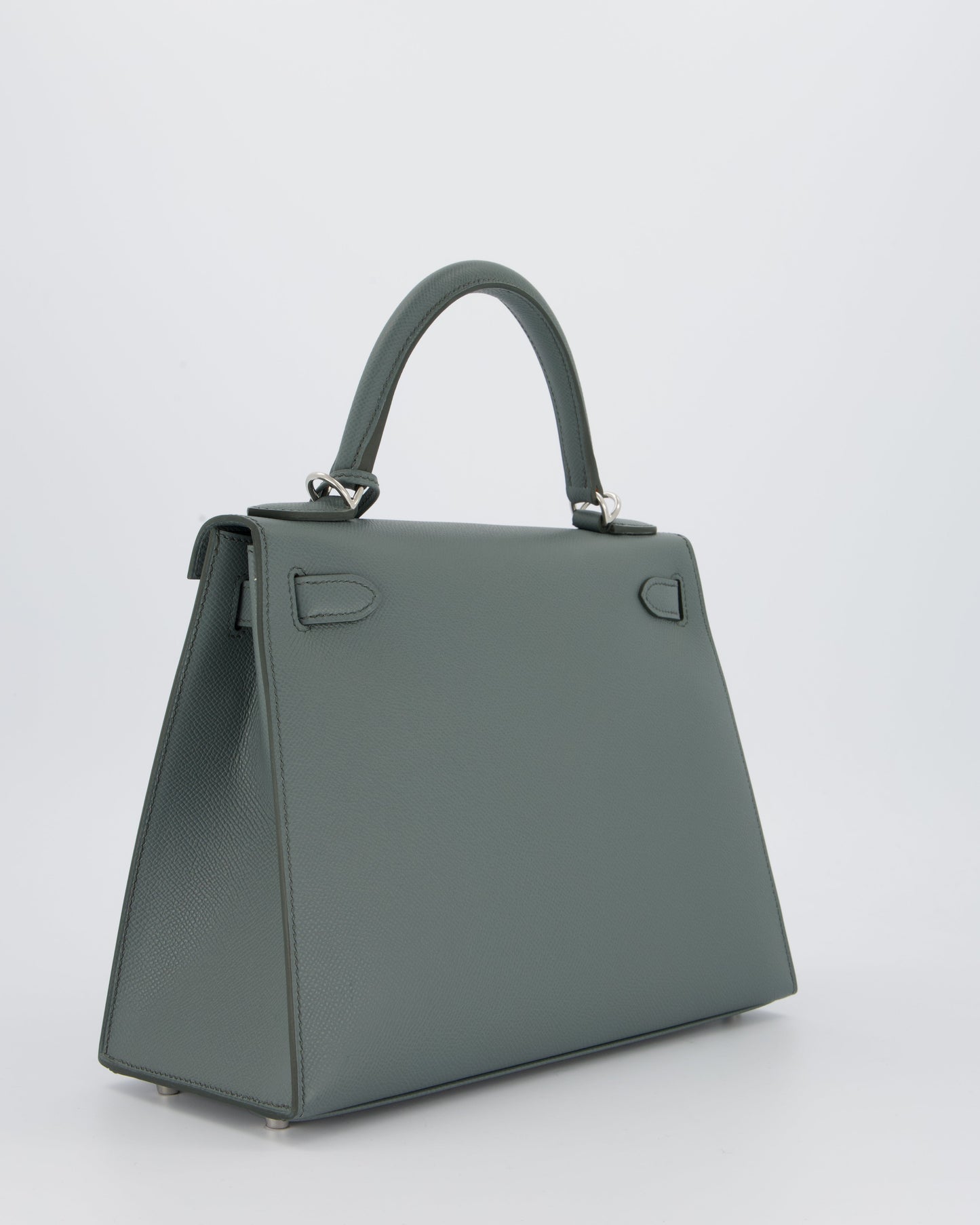 Hermès Kelly 28 Sellier Bag in Vert Amande Epsom Leather with Palladium Hardware