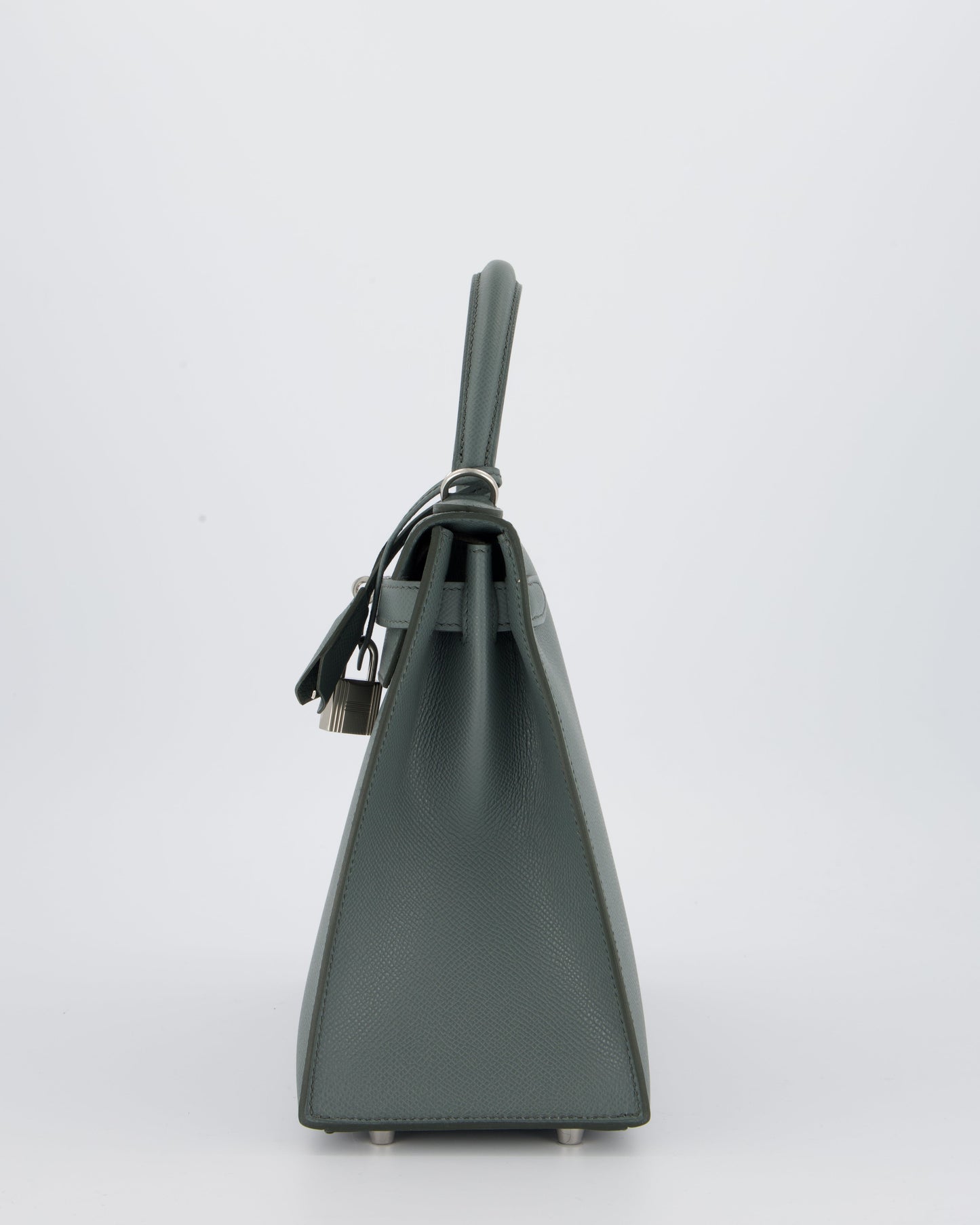 Hermès Kelly 28 Sellier Bag in Vert Amande Epsom Leather with Palladium Hardware