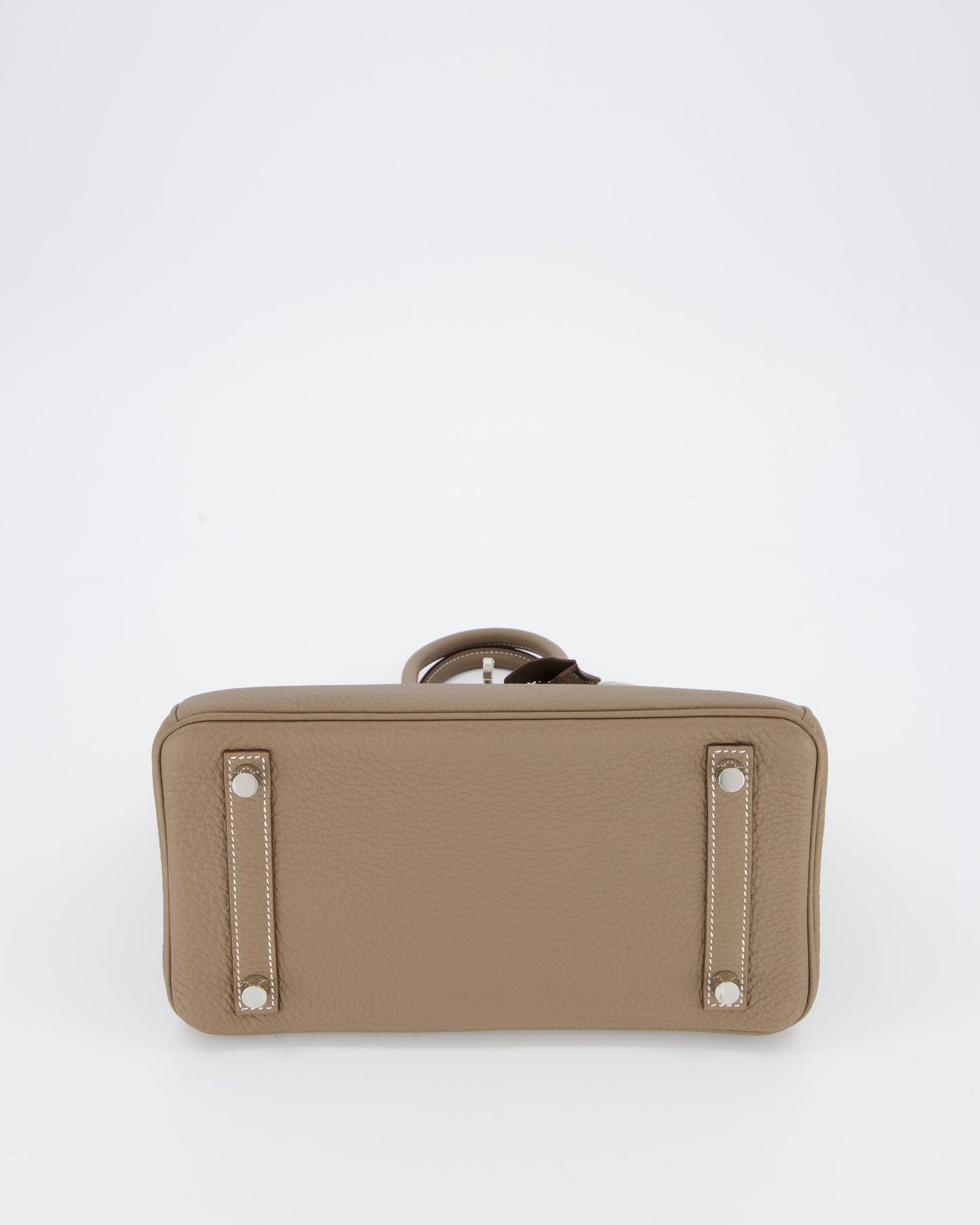 Hermès Birkin 25 Retourne Bag in Etoupe Togo Leather with Palladium Hardware