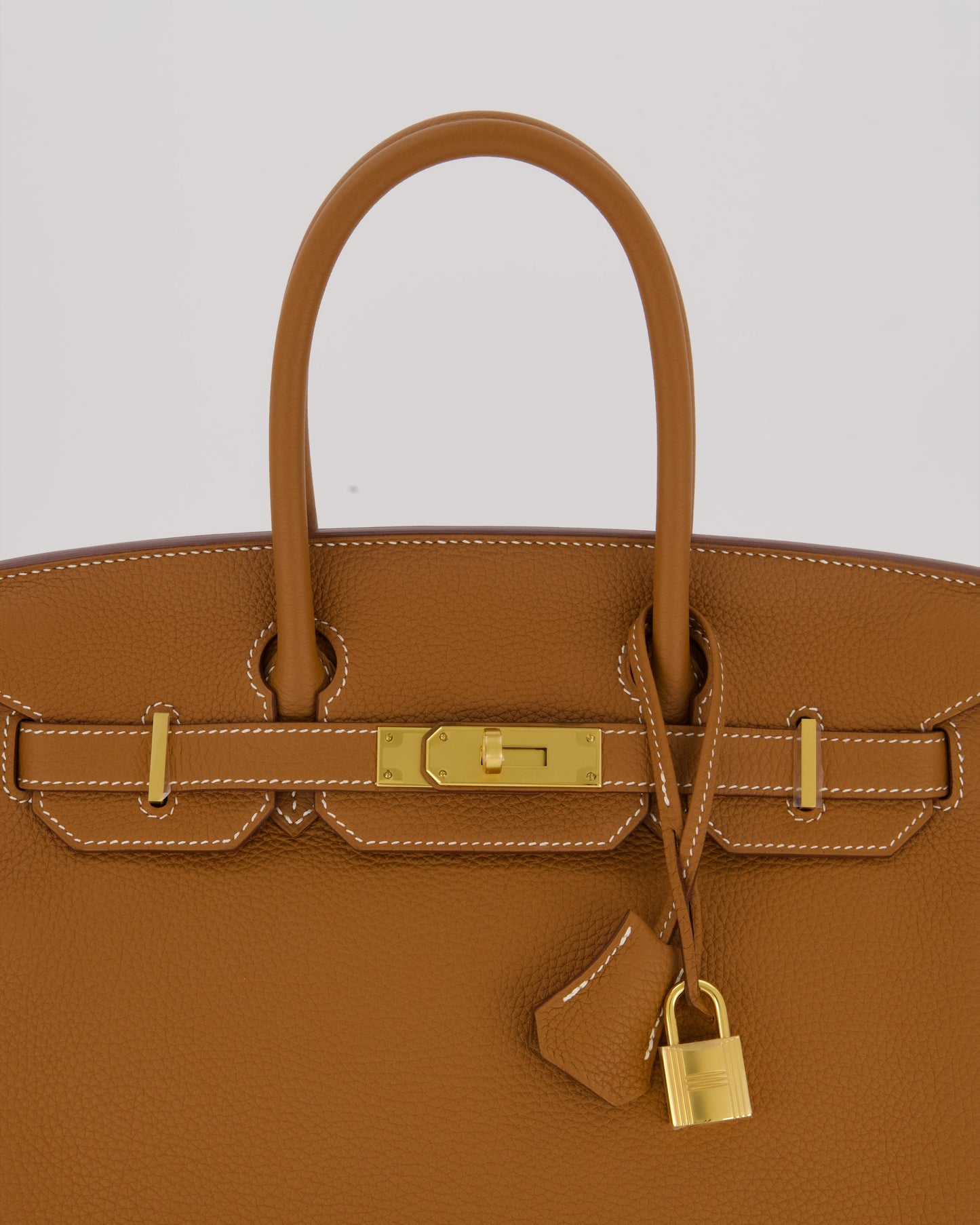 *RARE* Hermès Birkin 30 Retourne Bag in Gold Togo Leather With Gold Hardware