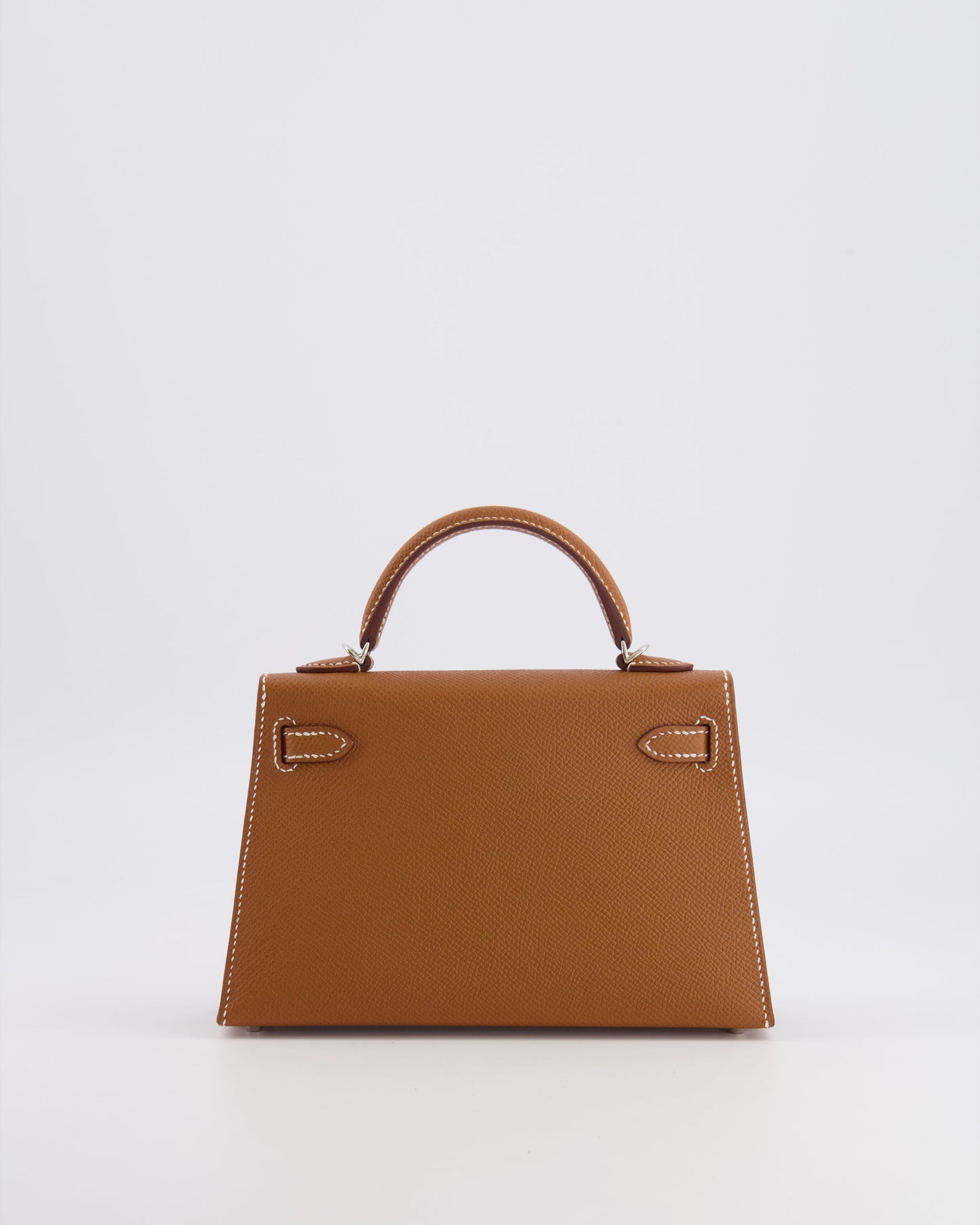 Hermès Mini Kelly II 20 Bag in Gold Epsom Leather with Palladium Hardware