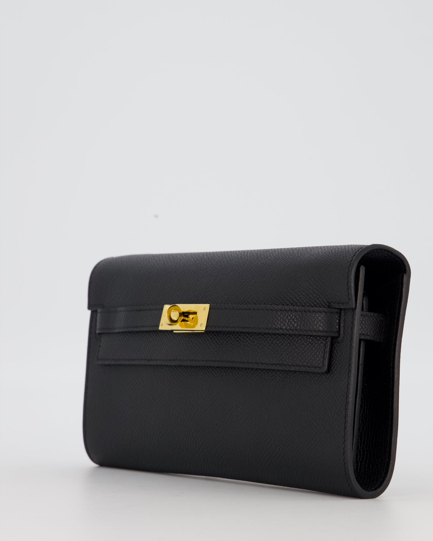 Hermès Kelly To Go Bag in Noir Epsom Leather with Gold Hardware