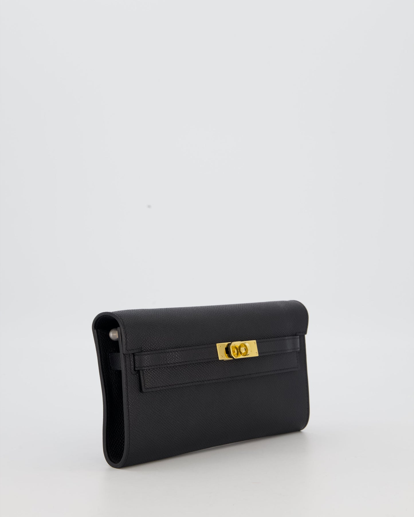 Hermès Kelly To Go Bag in Noir Epsom Leather with Gold Hardware