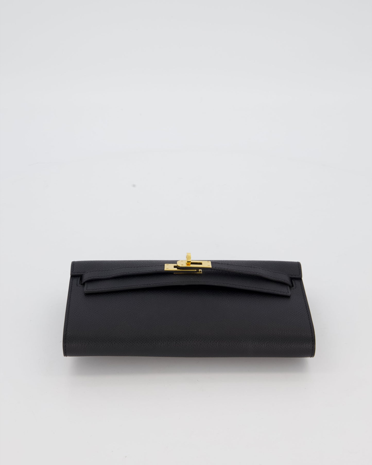 Hermès Kelly To Go Bag in Noir Epsom Leather with Gold Hardware