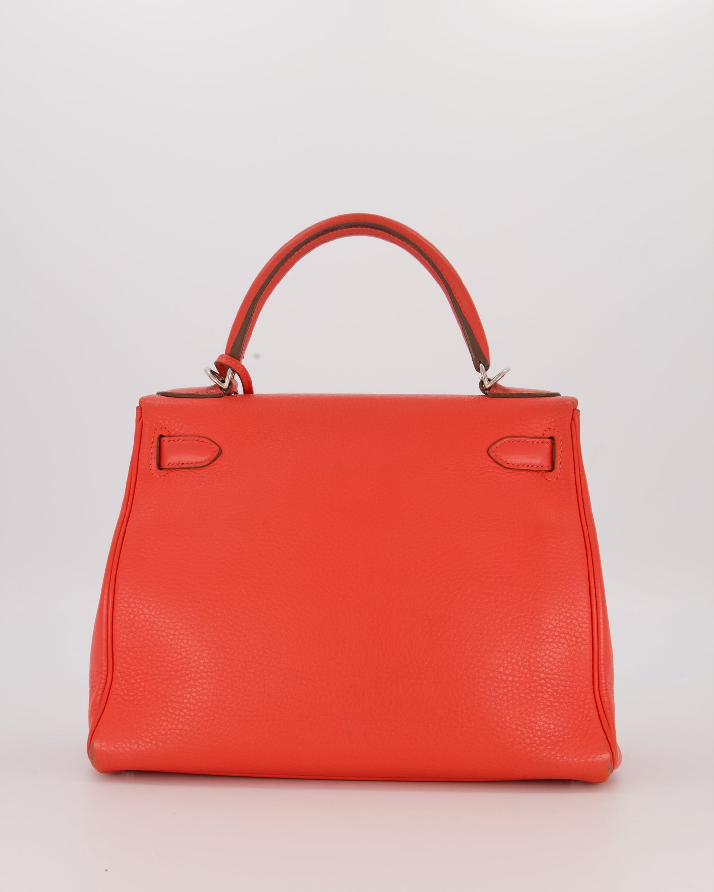 *FIRE PRICE* Hermès Kelly 28 Retourne Bag in Rose Jaipur Togo Leather with Palladium Hardware