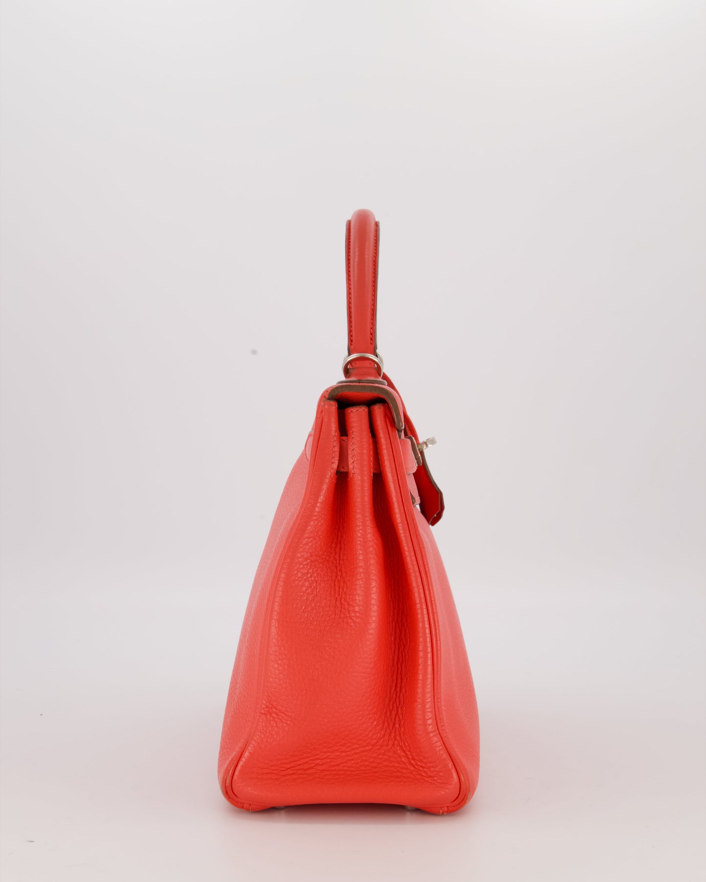 *FIRE PRICE* Hermès Kelly 28 Retourne Bag in Rose Jaipur Togo Leather with Palladium Hardware